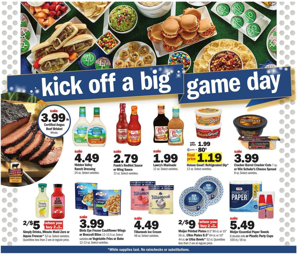 Meijer Superbowl Weekly Ad from February 5