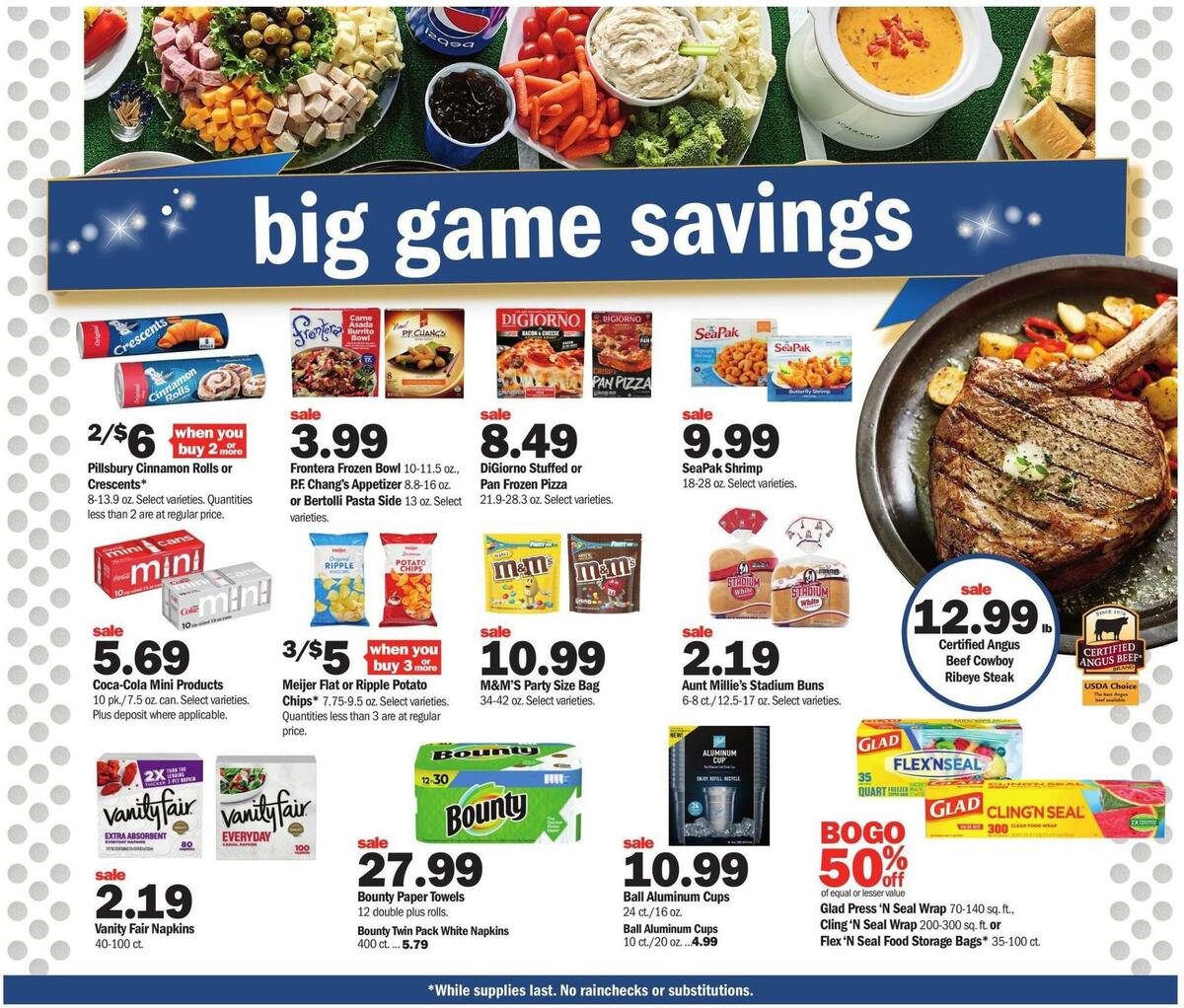 Meijer Superbowl Weekly Ad from February 5