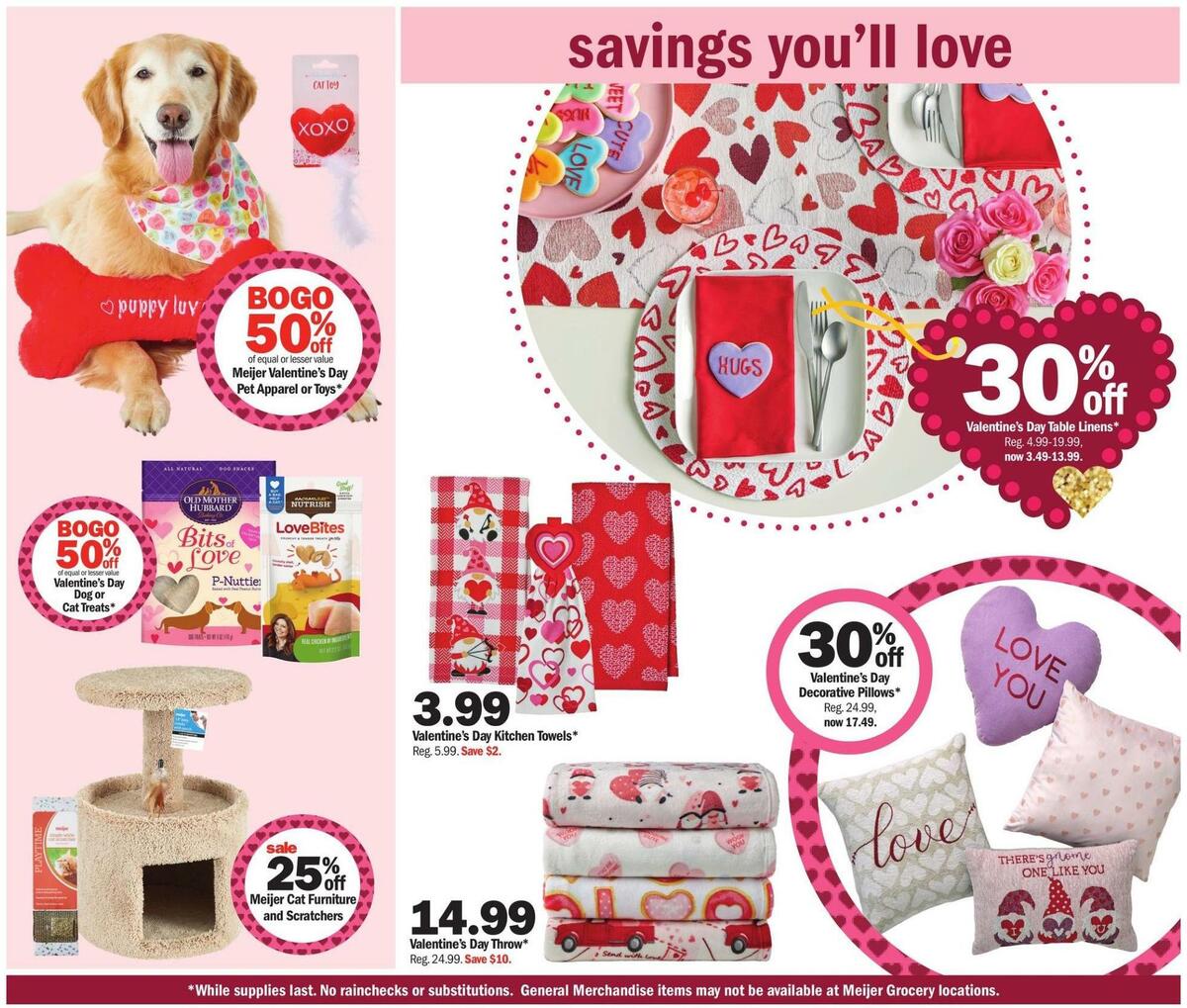 Meijer Valentine's Day Weekly Ad from February 5
