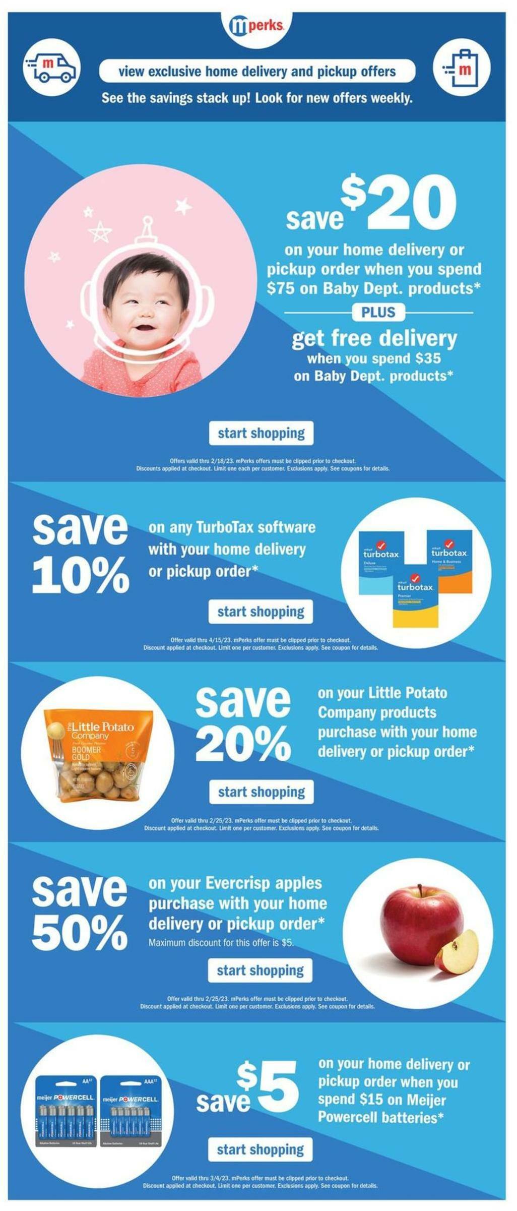 Meijer Weekly Ad from February 12