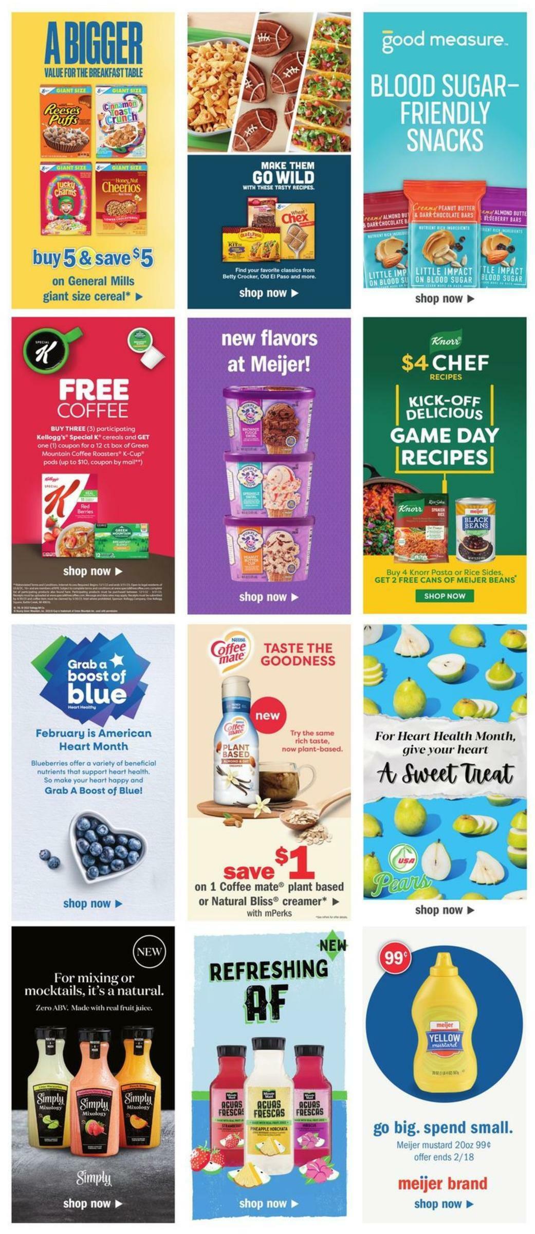Meijer Weekly Ad from February 12