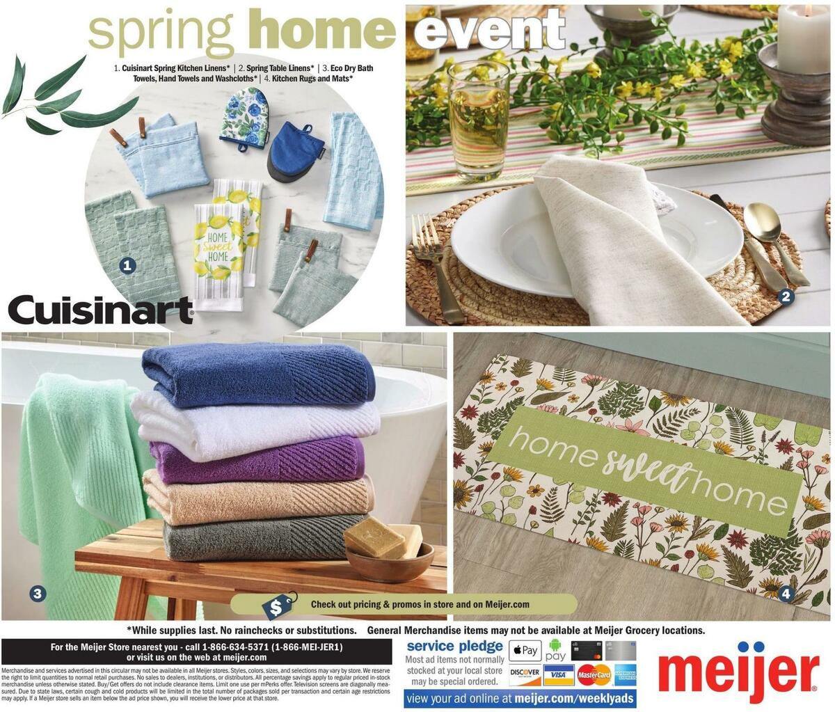 Meijer Home Spring 2023 Weekly Ad from February 26