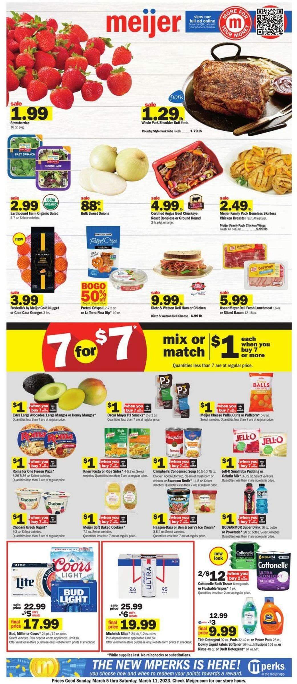 Meijer Weekly Ad from March 5