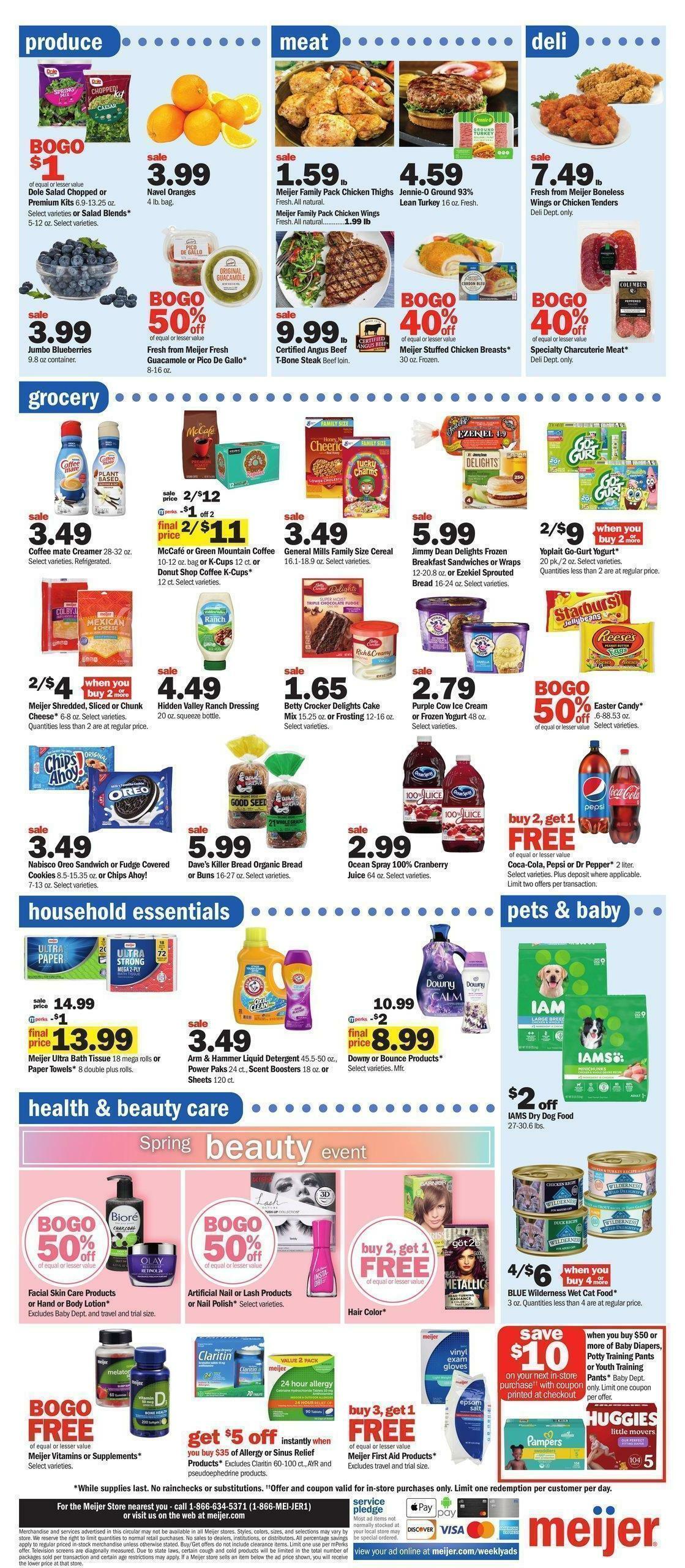 Meijer Weekly Ad from March 12