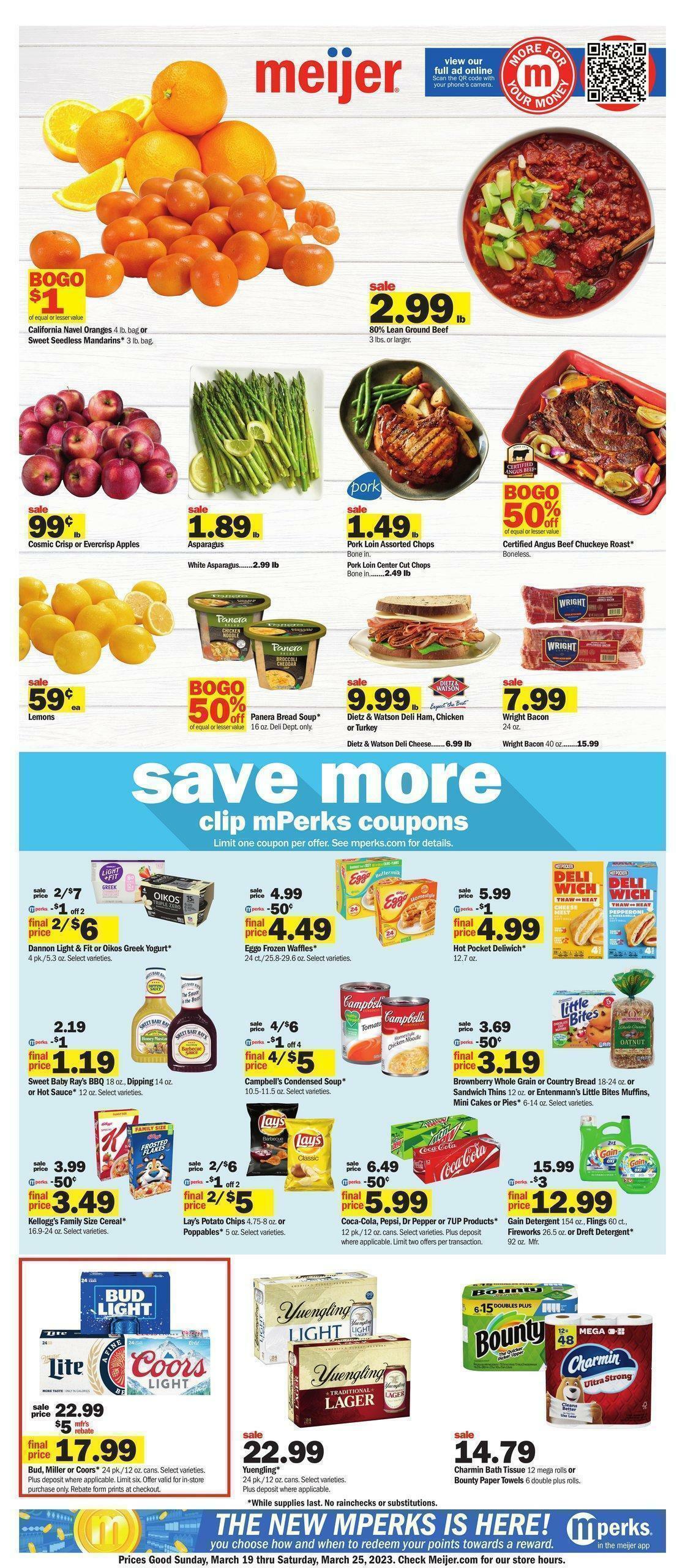 Meijer Weekly Ad from March 19