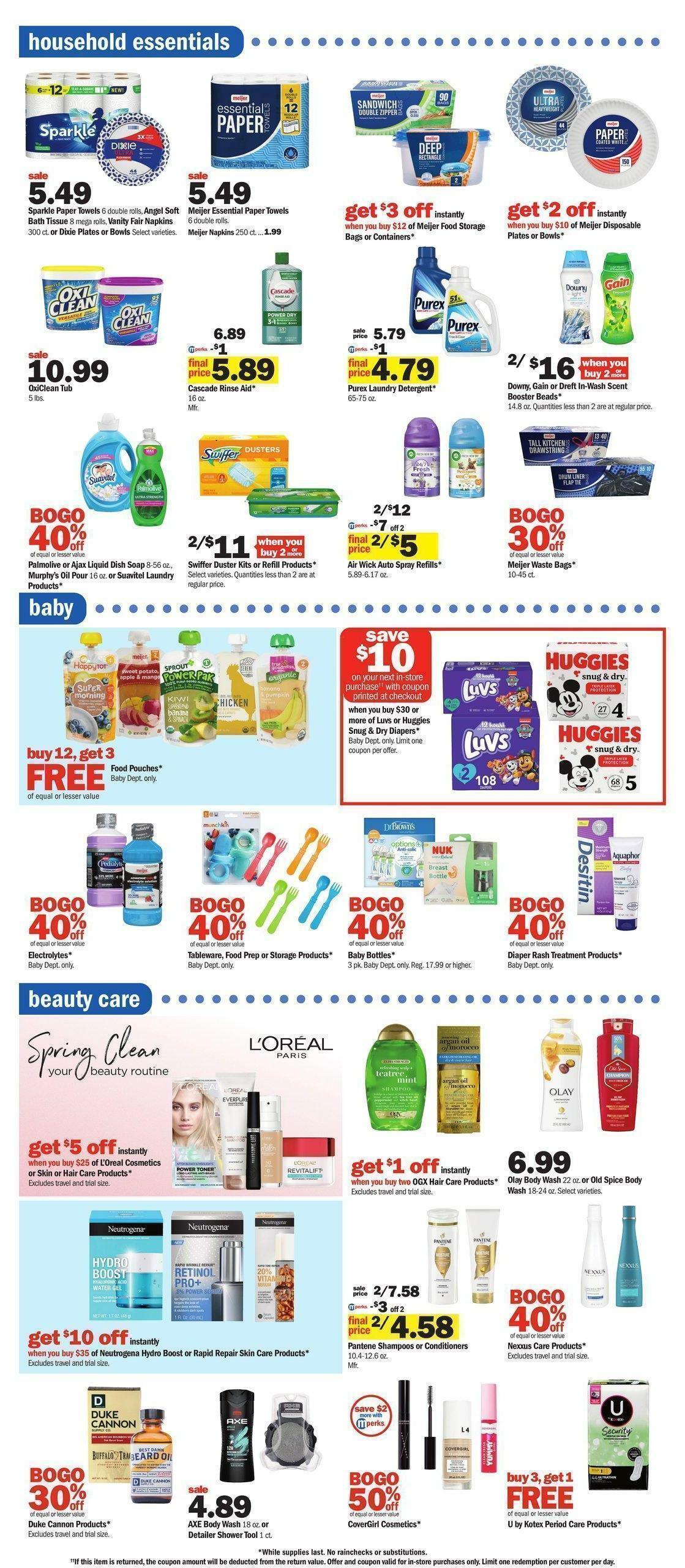Meijer Weekly Ad from March 19