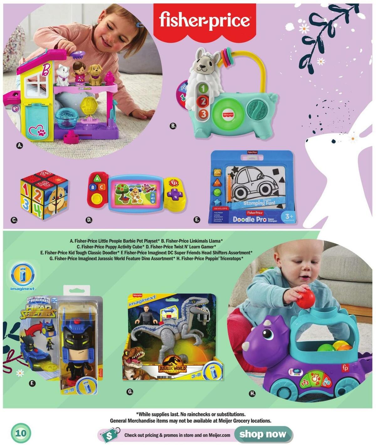 Meijer Easter Toy Weekly Ad from March 26