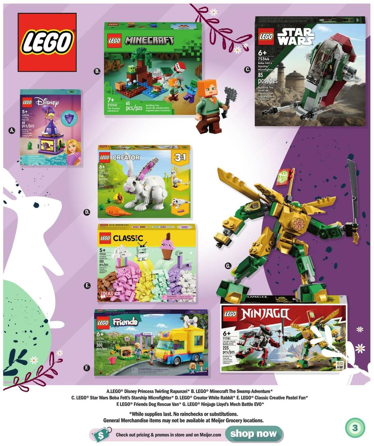 Meijer Easter Toy Weekly Ad from March 26
