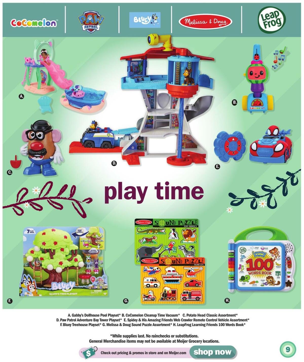 Meijer Easter Toy Weekly Ad from March 26