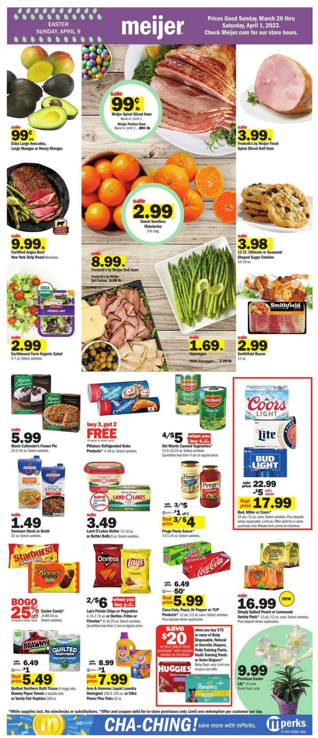 Meijer Weekly Ad from March 26