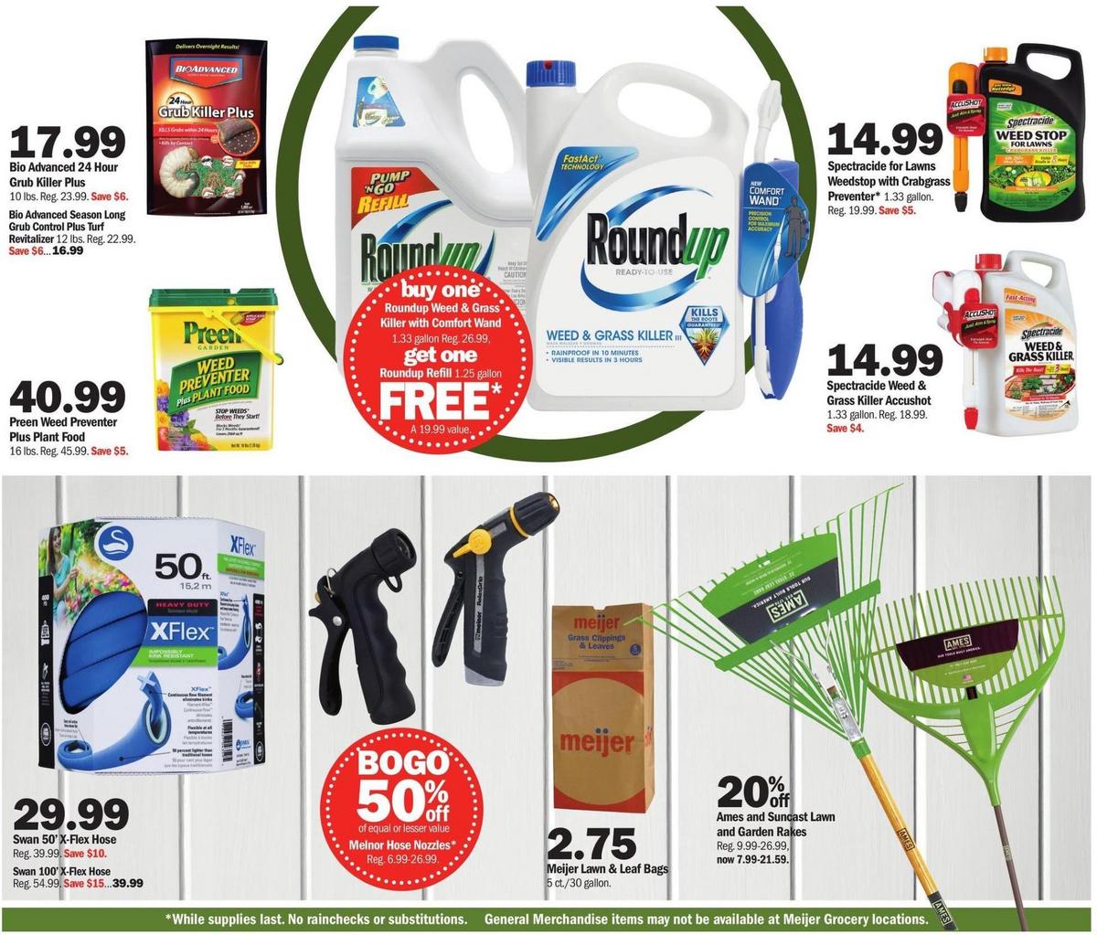 Meijer Garden Weekly Ad from April 2
