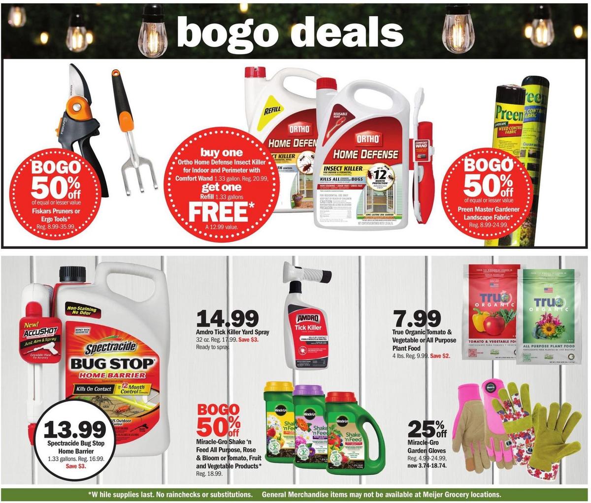 Meijer Garden Weekly Ad from April 2