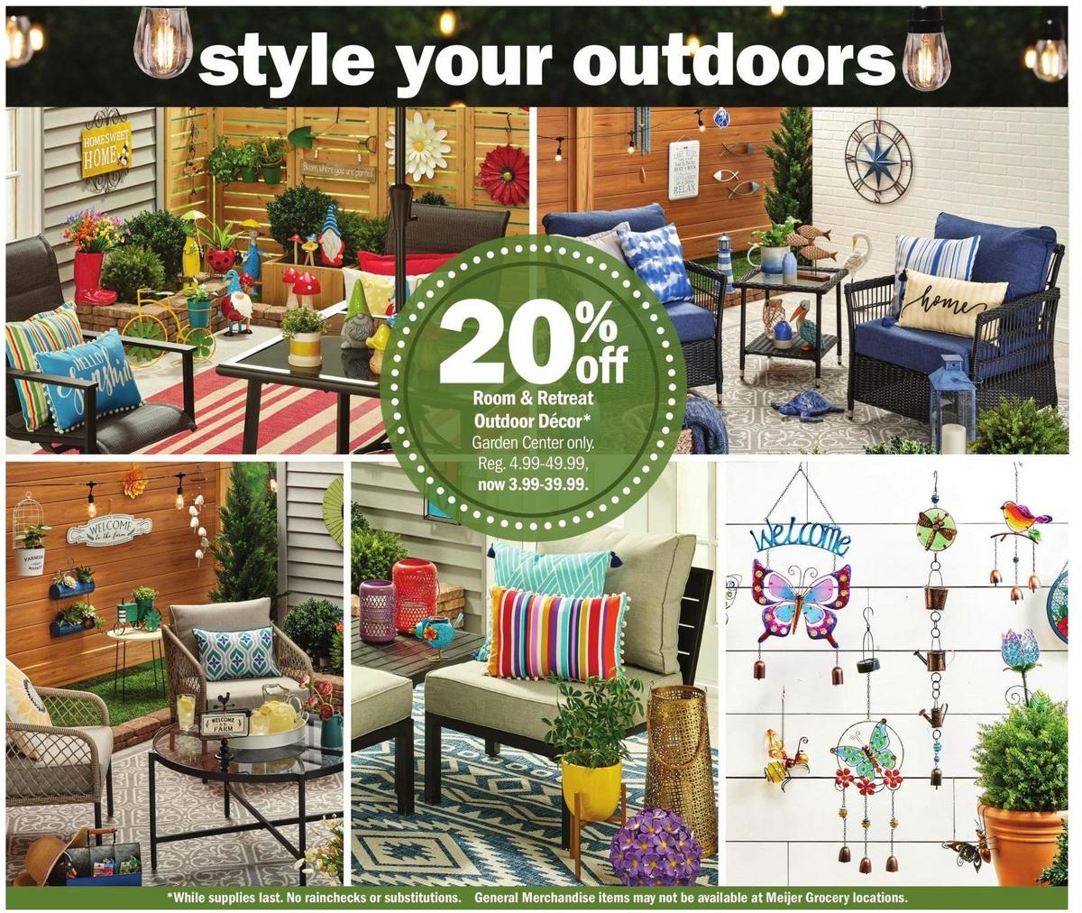 Meijer Garden Weekly Ad from April 2