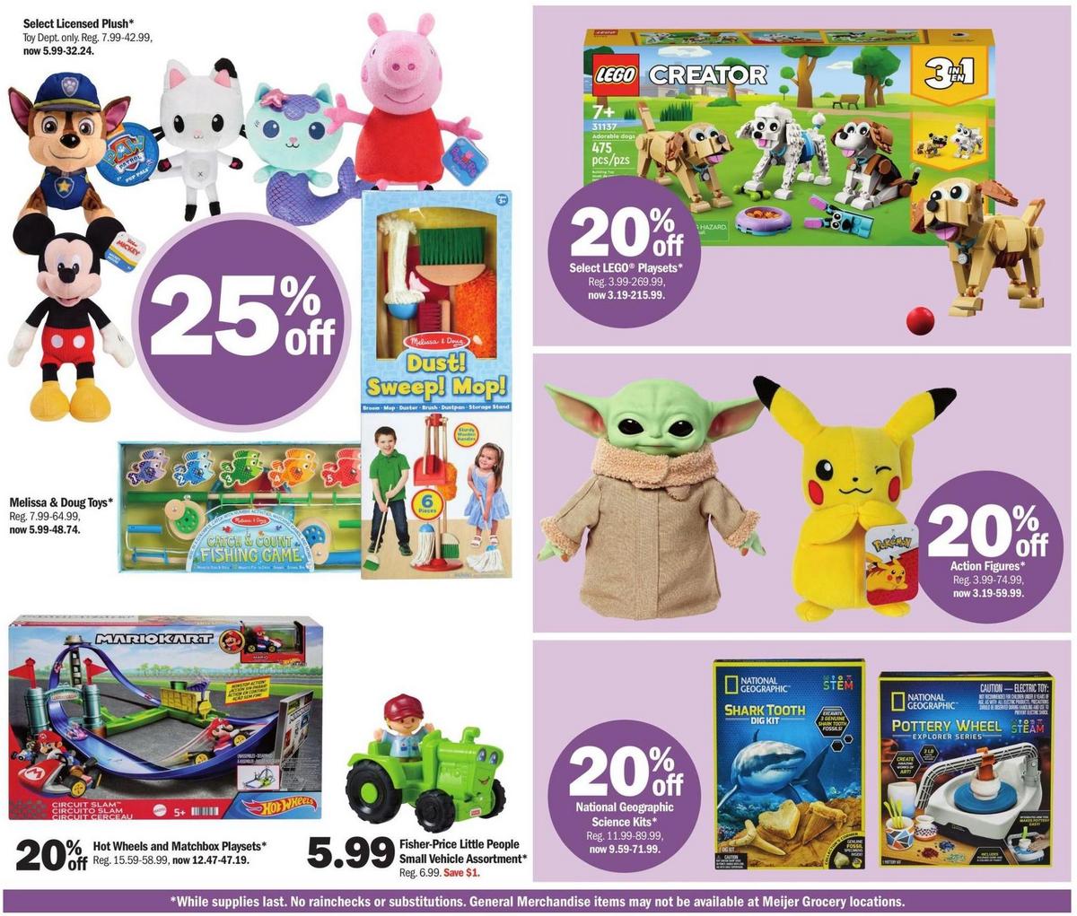 Meijer Easter Pullout Weekly Ad from April 2