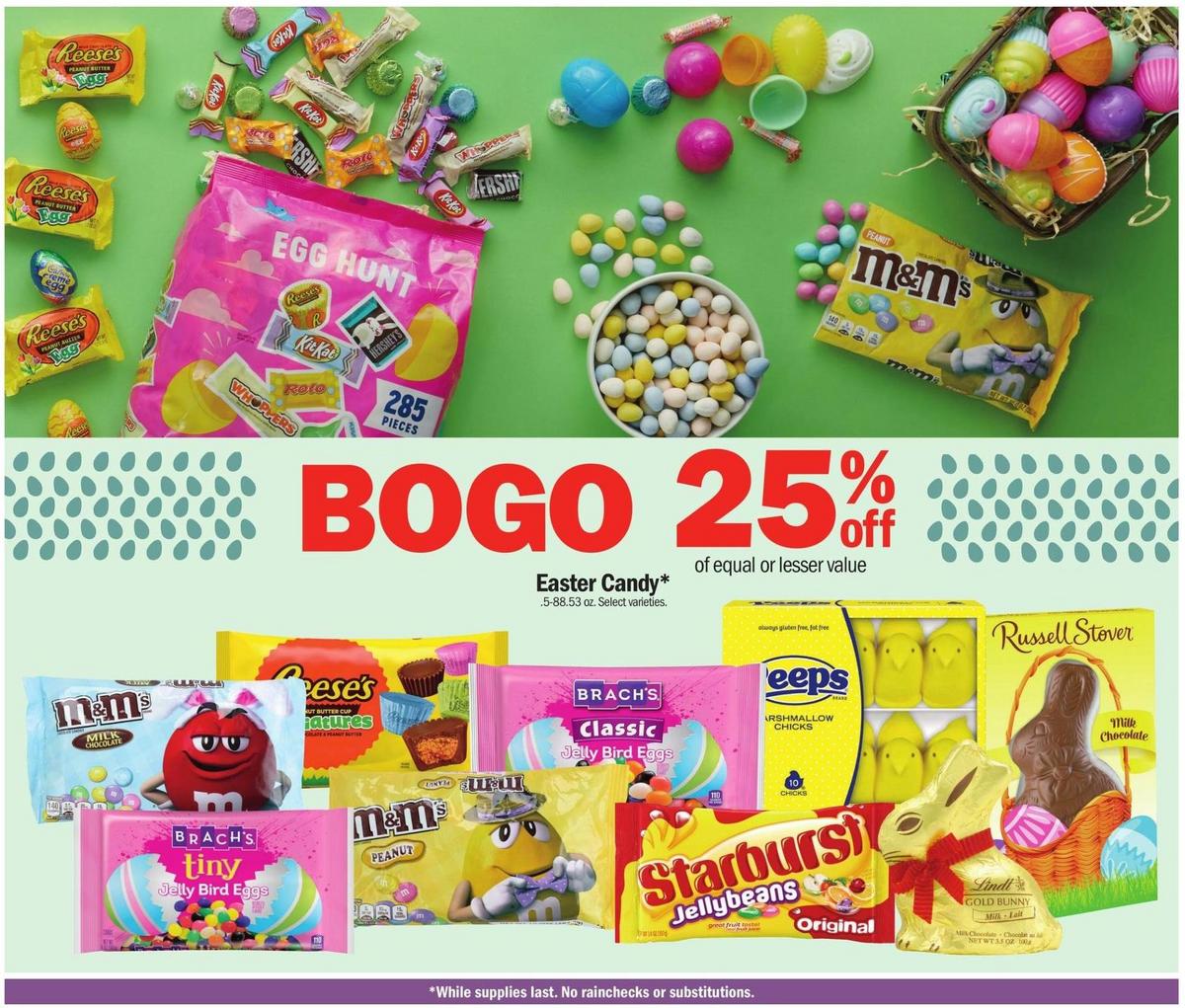 Meijer Easter Pullout Weekly Ad from April 2