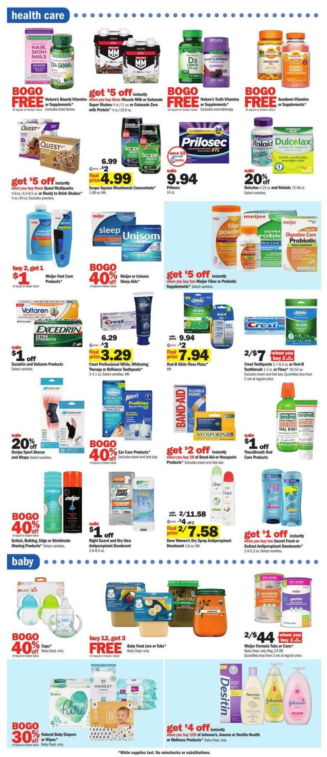 Meijer Weekly Ad from April 9