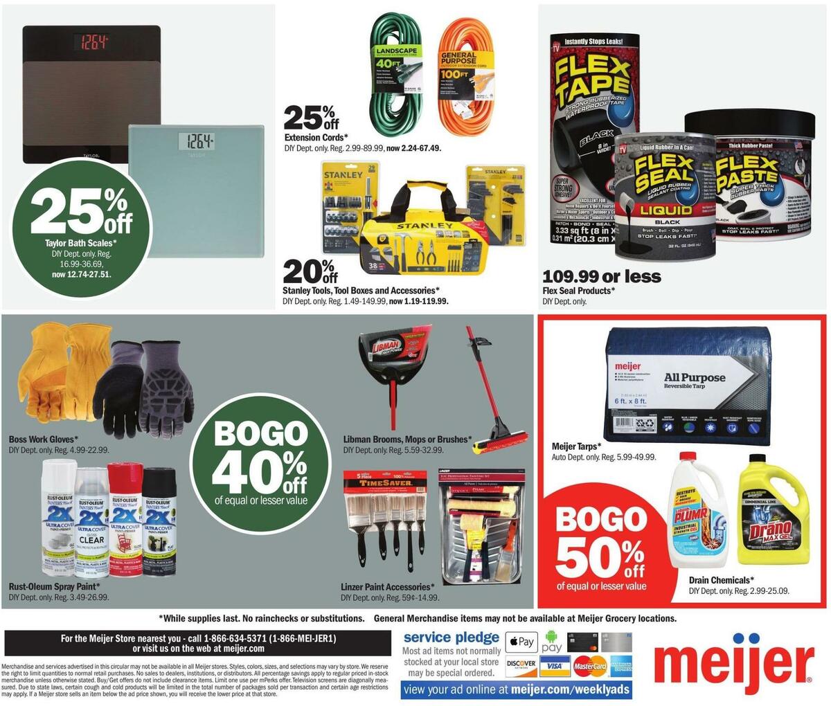 Meijer Automotive Weekly Ad from April 9