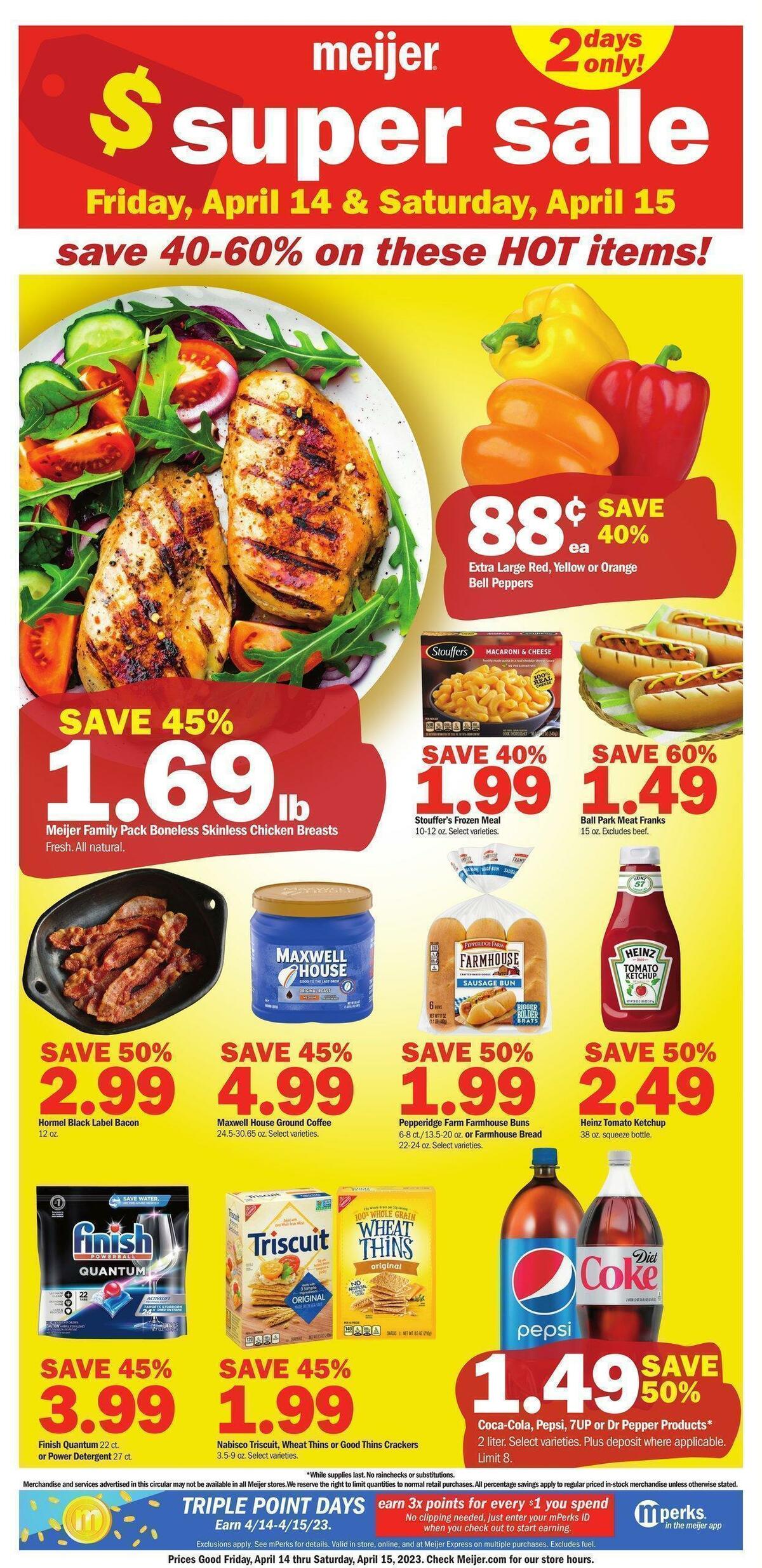 Meijer Super Sale Weekly Ad from April 14