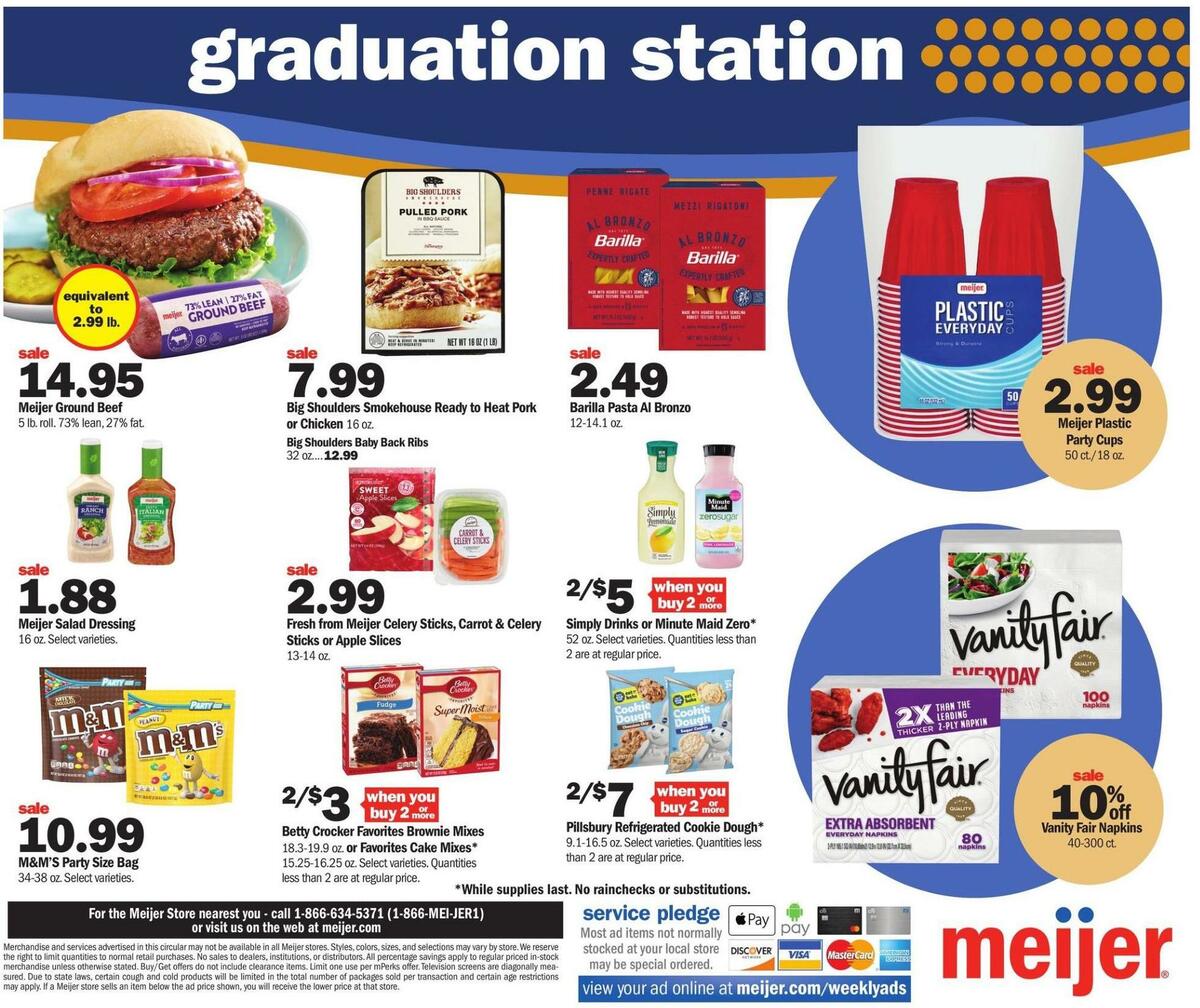 Meijer Graduation Weekly Ad from April 16