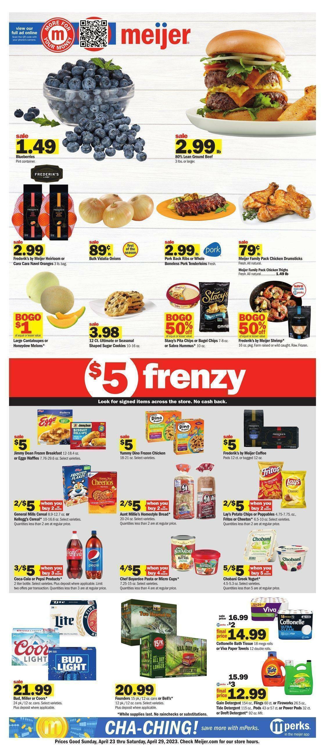 Meijer Weekly Ad from April 23
