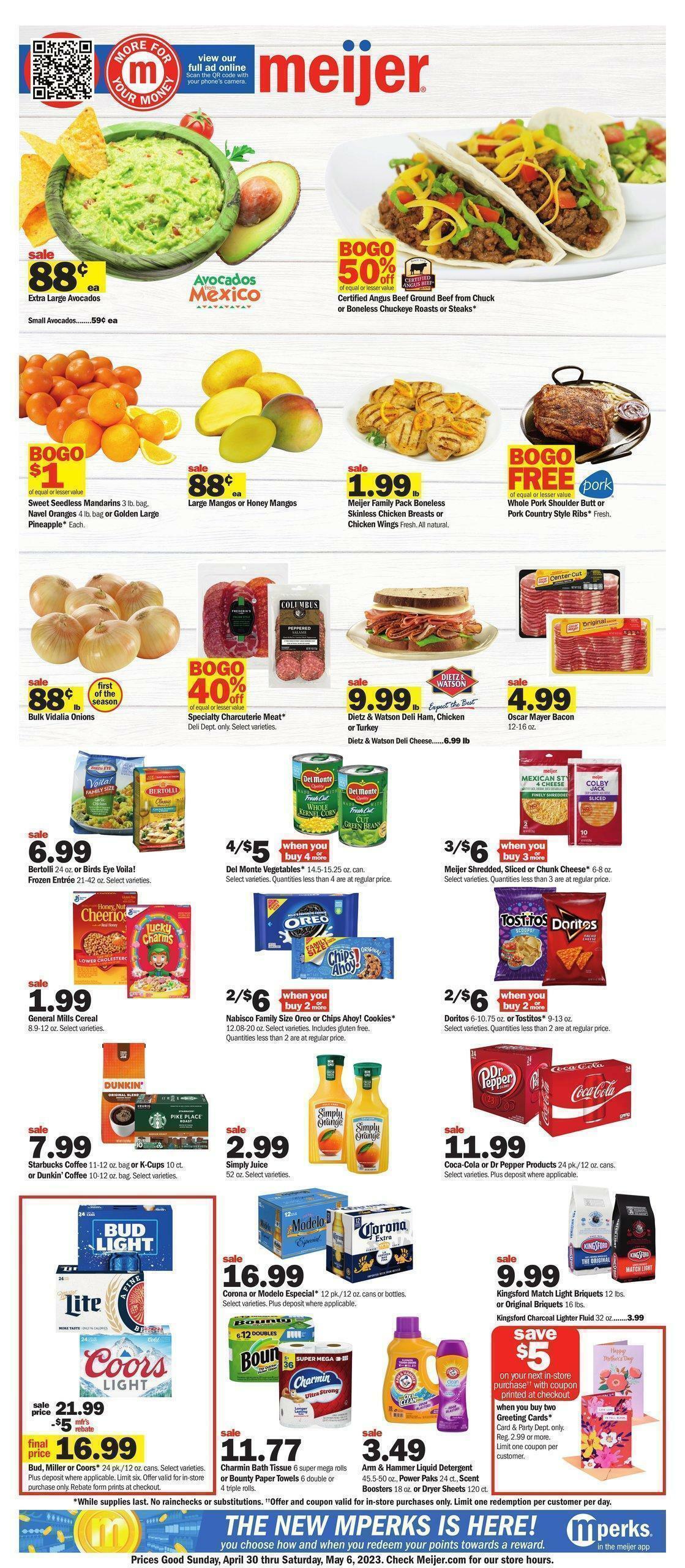 Meijer Weekly Ad from April 30