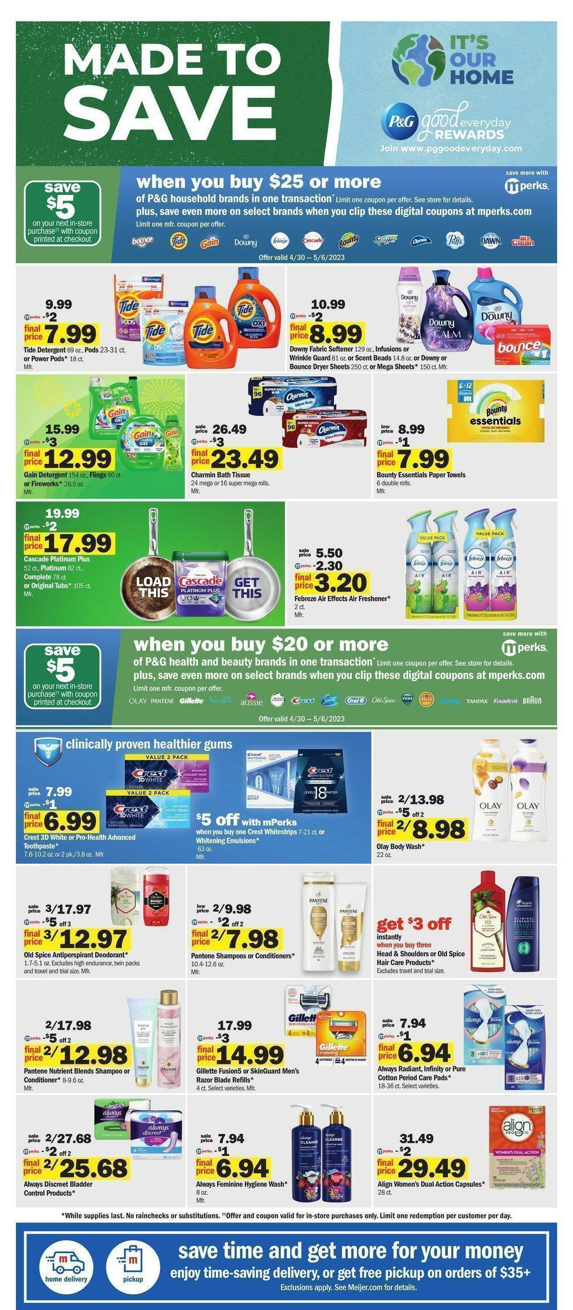 Meijer Weekly Ad from April 30