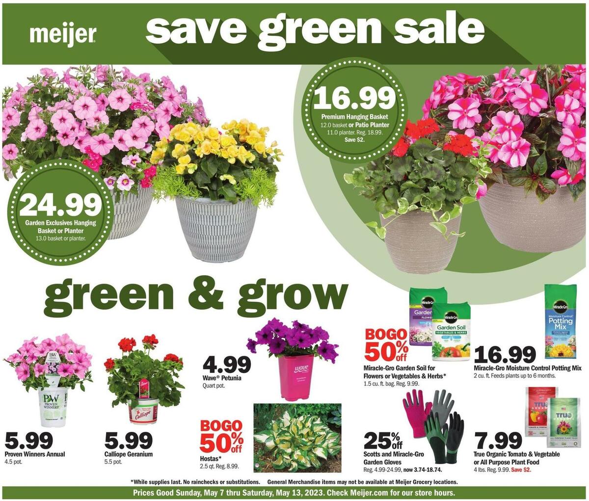 Meijer Garden Weekly Ad from May 7