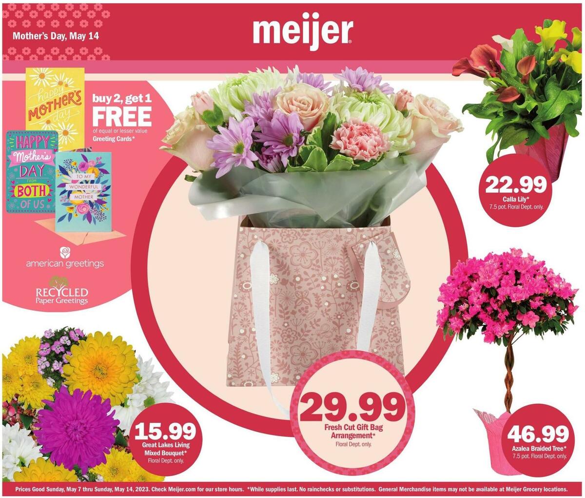 Meijer Mother's Day Weekly Ad from May 7