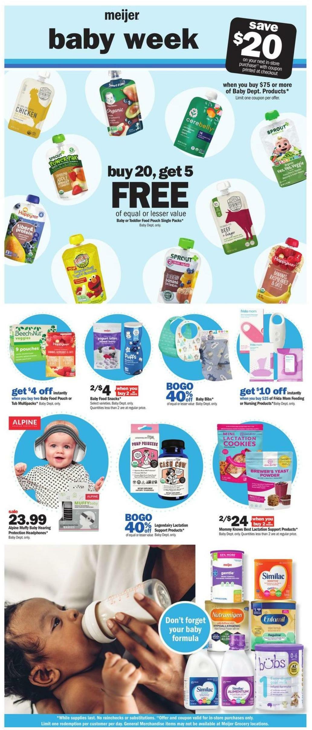 Meijer Baby Weekly Ad from May 7