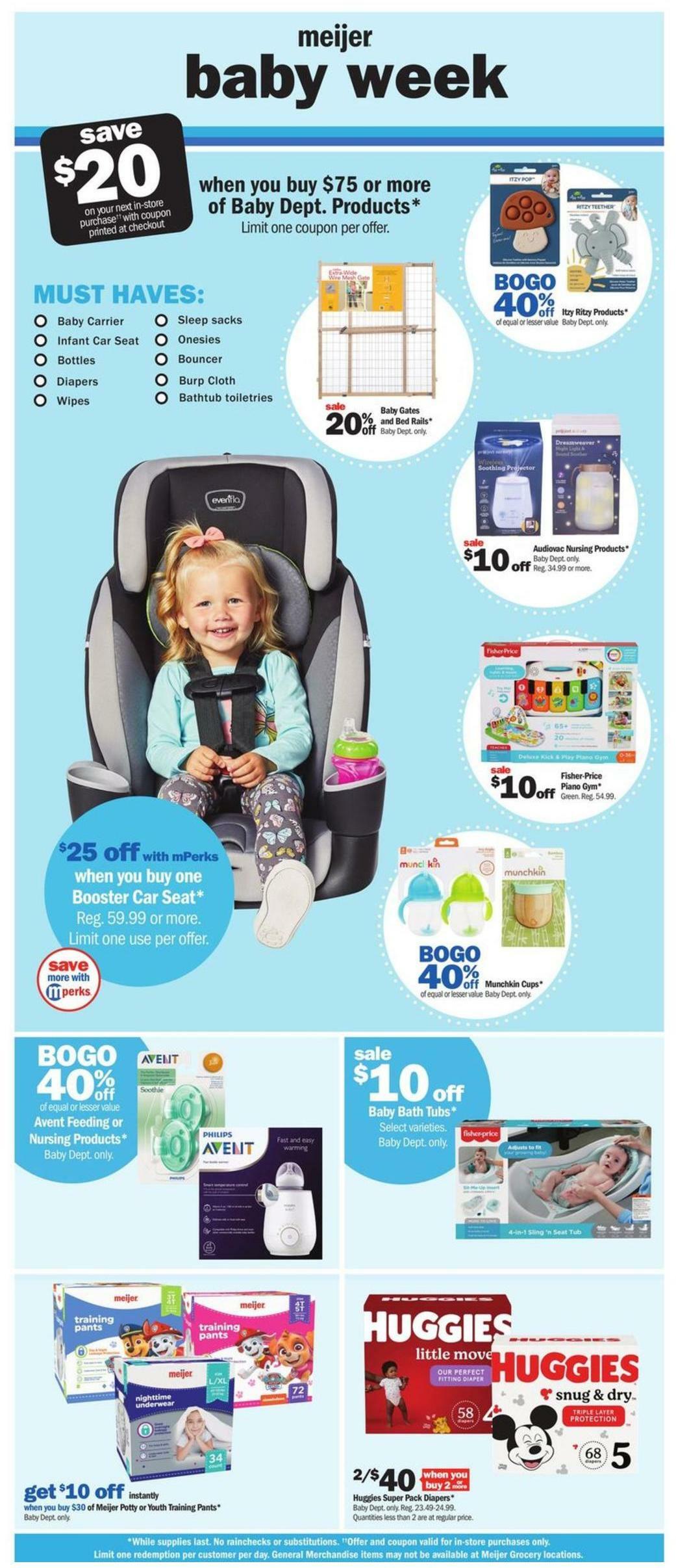 Meijer Baby Weekly Ad from May 7