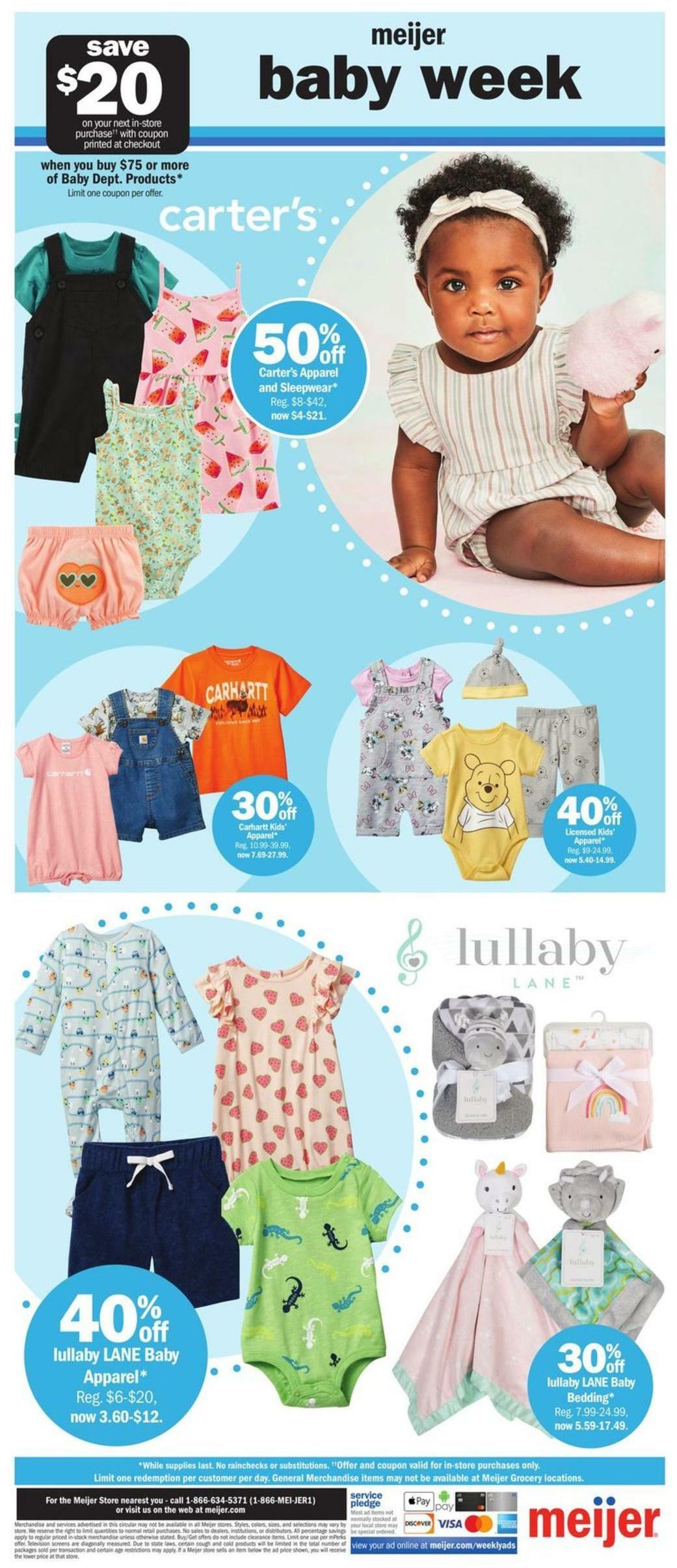 Meijer Baby Weekly Ad from May 7