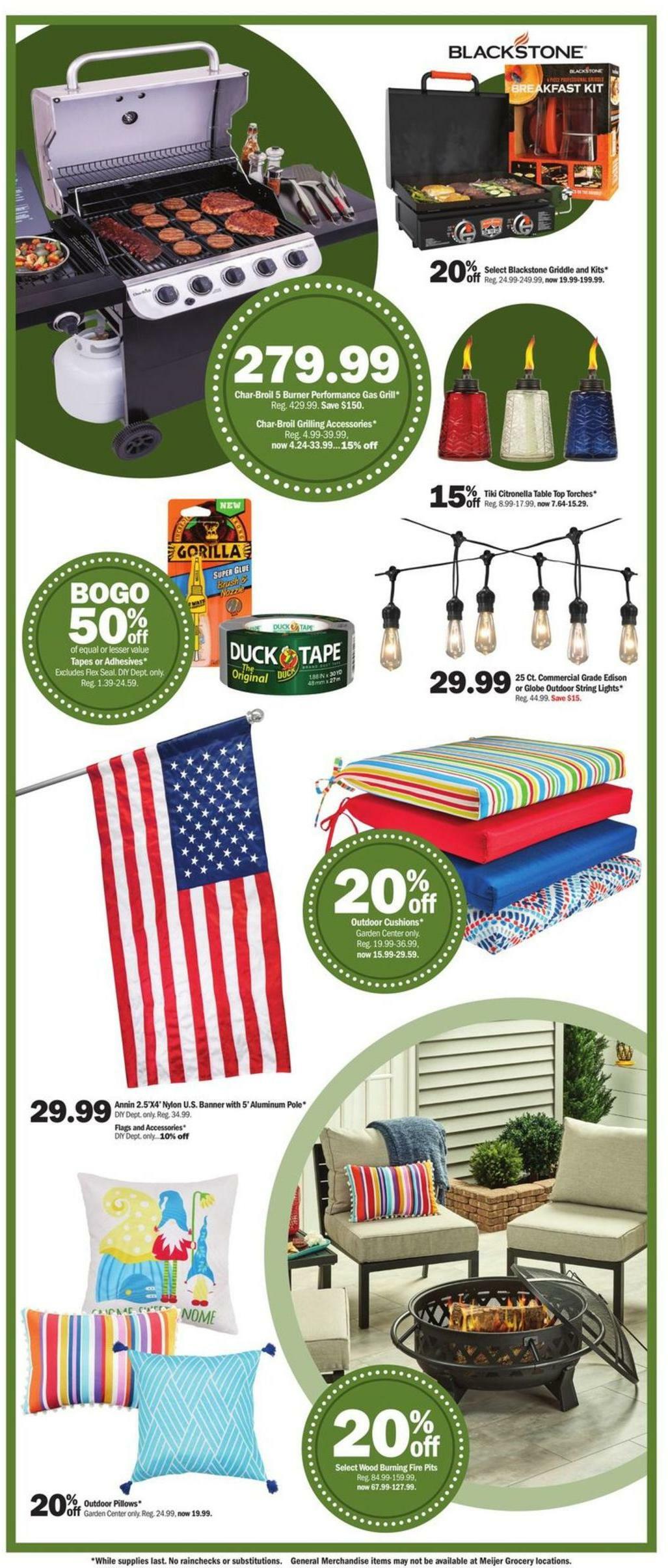 Meijer Summer Weekly Ad from May 21