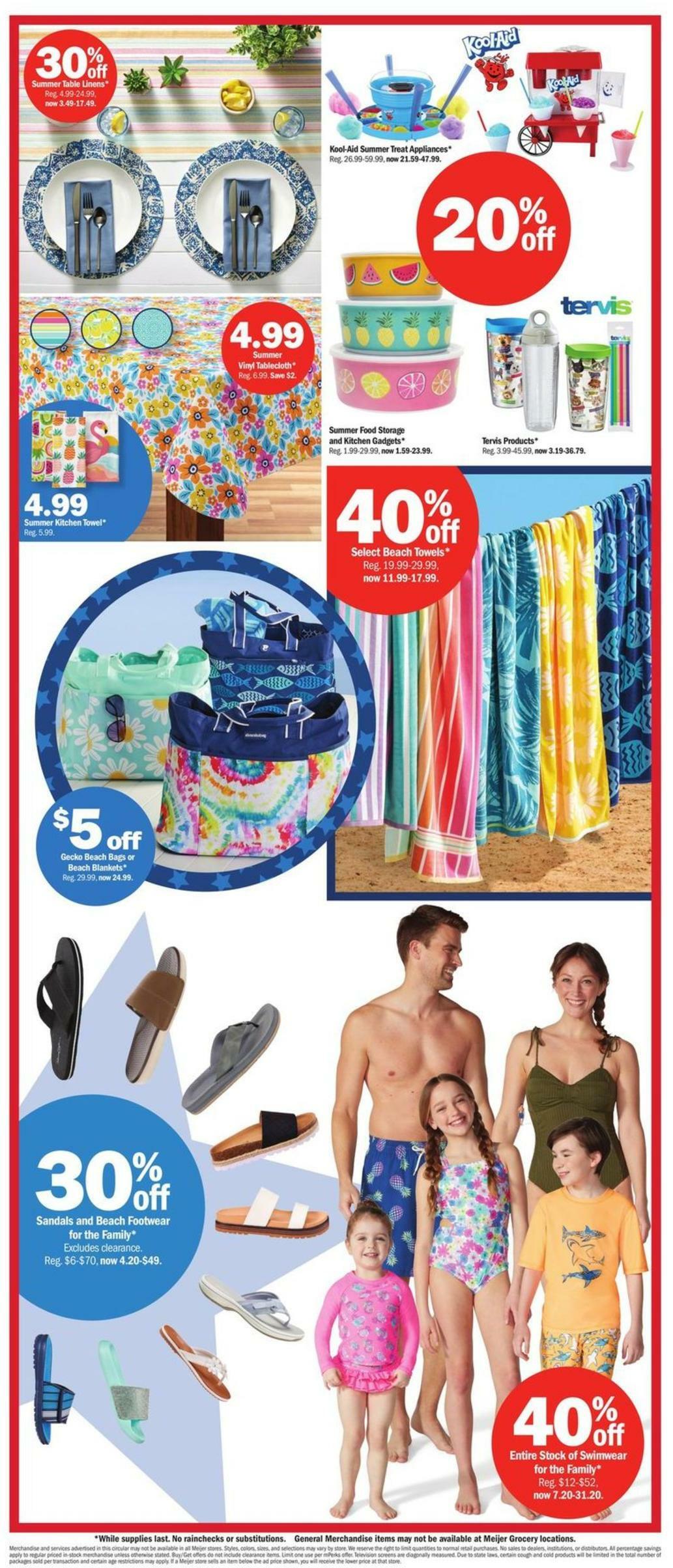 Meijer Summer Weekly Ad from May 21