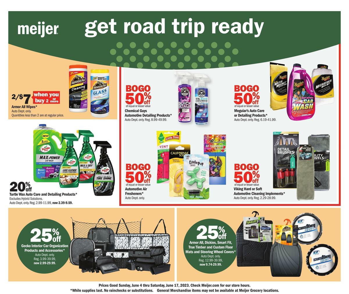 Meijer Auto Weekly Ad from June 4