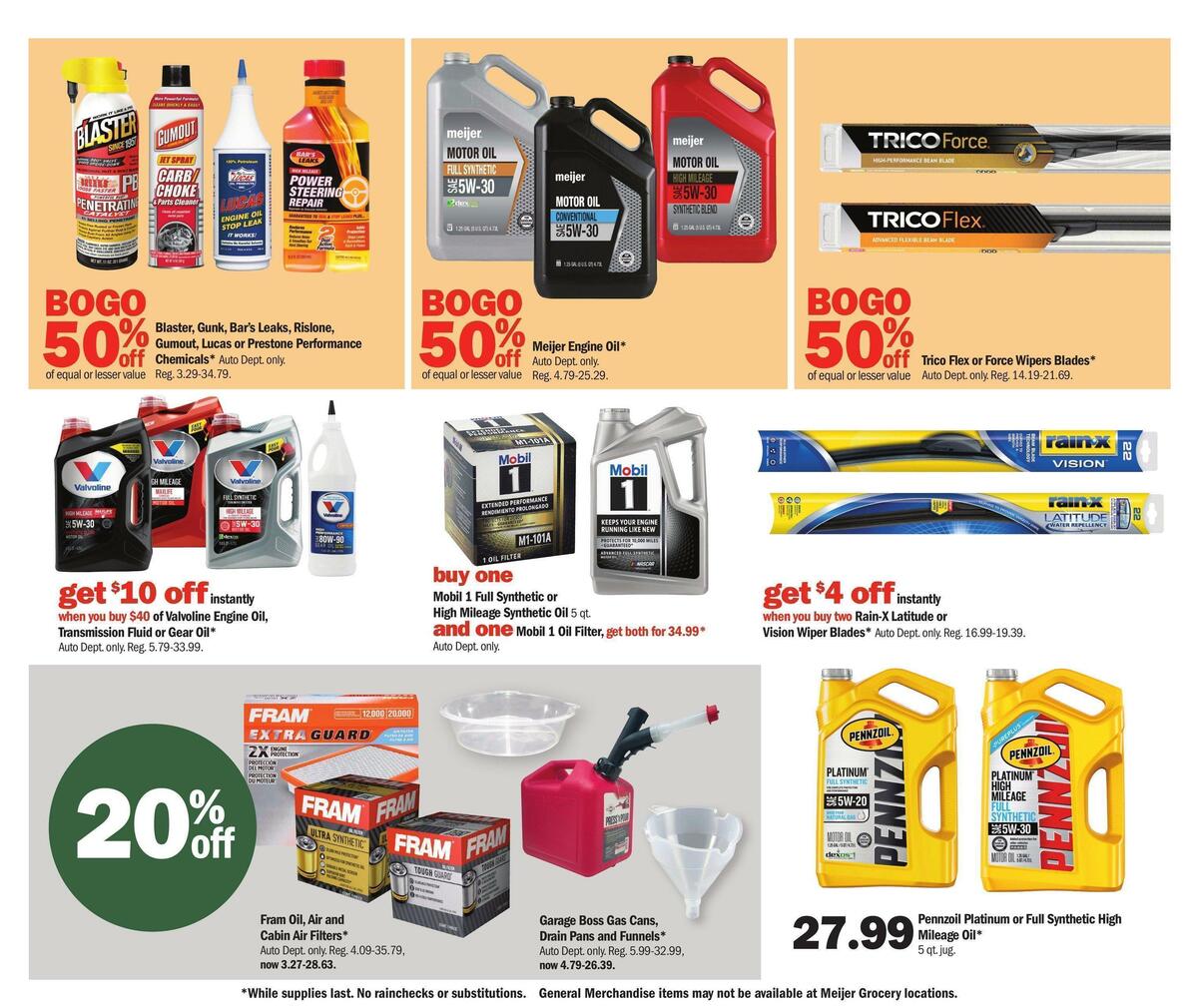 Meijer Auto Weekly Ad from June 4