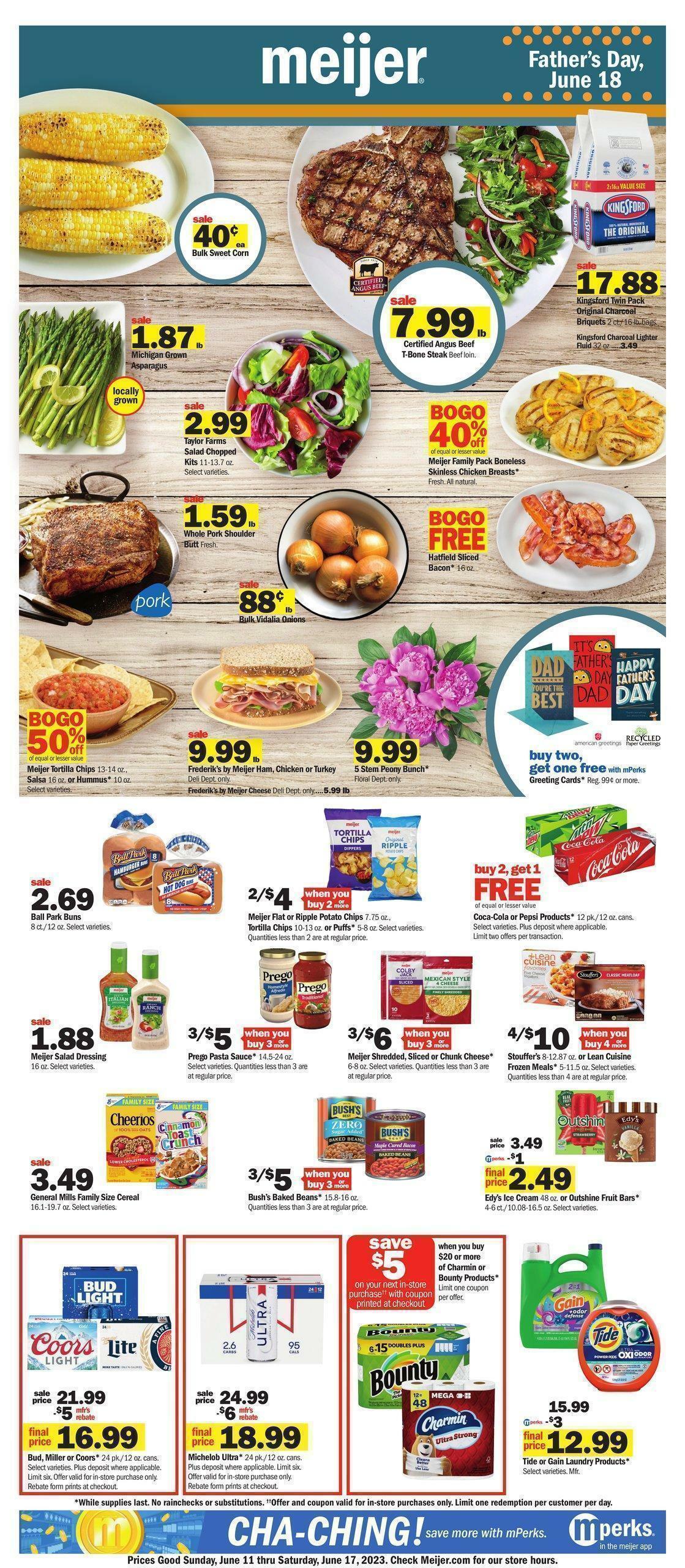 Meijer Weekly Ad from June 11