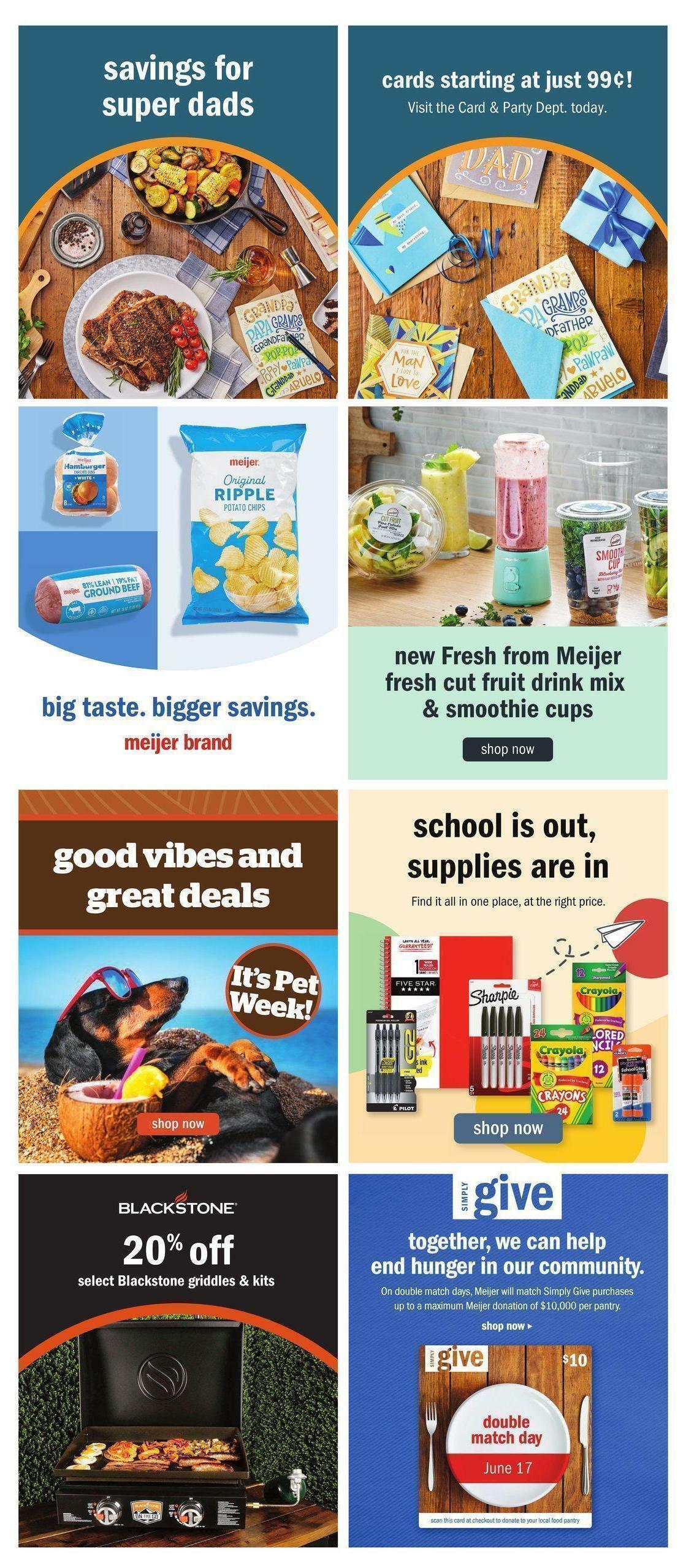 Meijer Weekly Ad from June 11