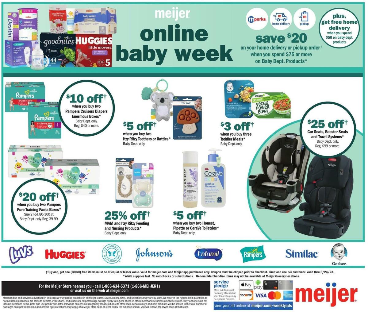 Meijer Baby Weekly Ad from June 18