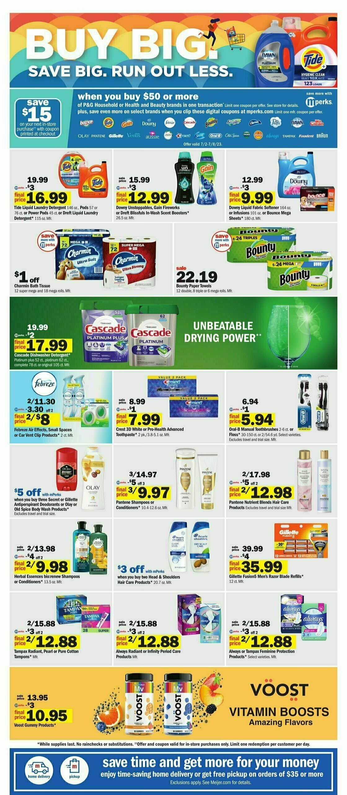 Meijer Weekly Ad from July 2