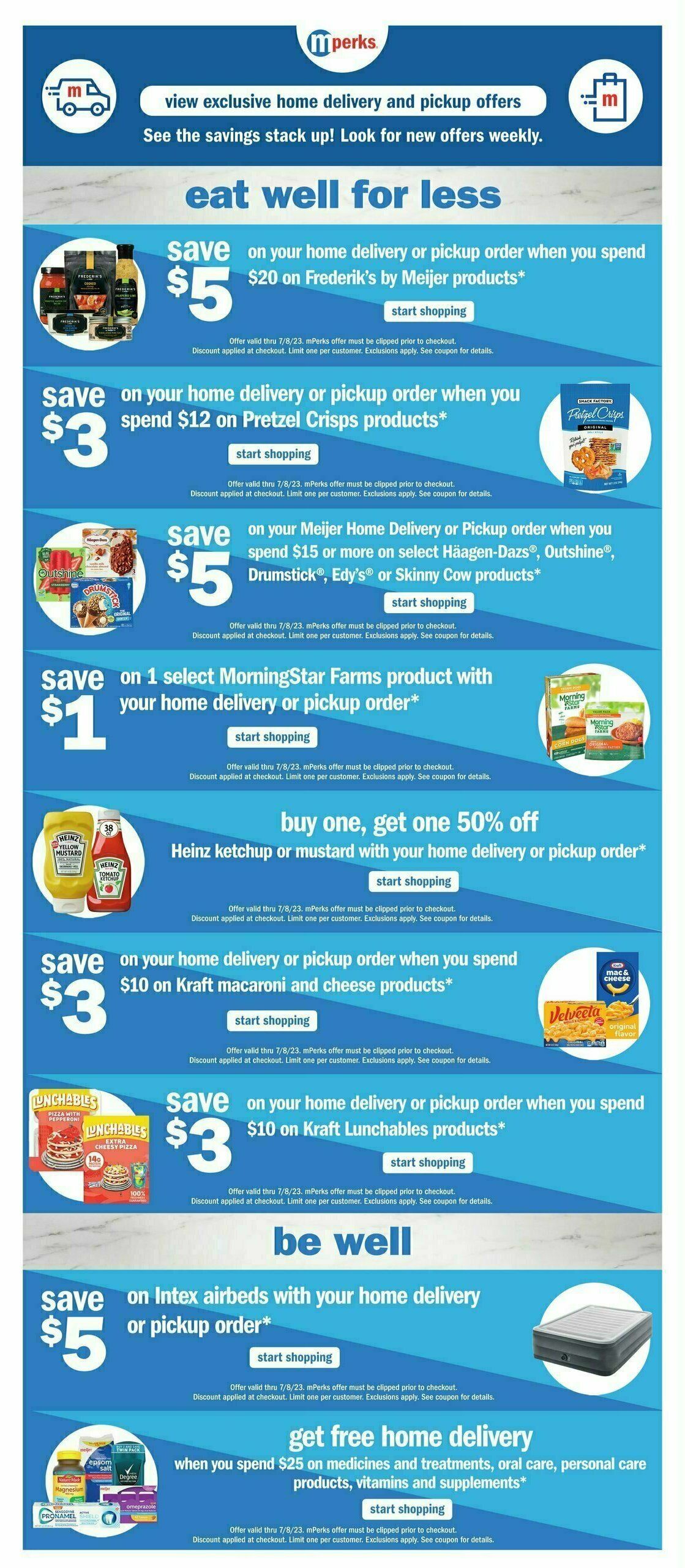 Meijer Weekly Ad from July 2