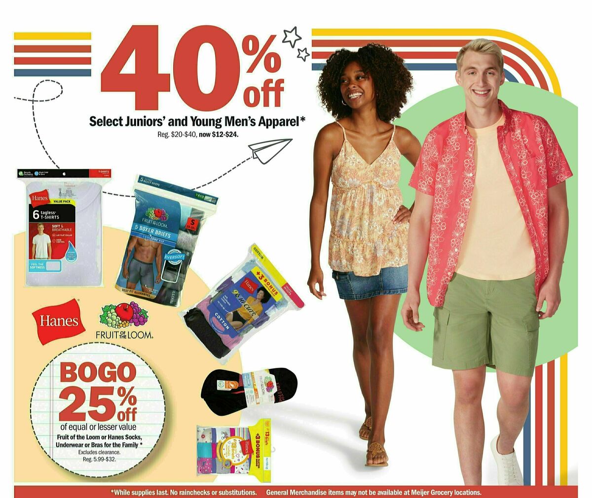 Meijer Back To School Weekly Ad from July 23