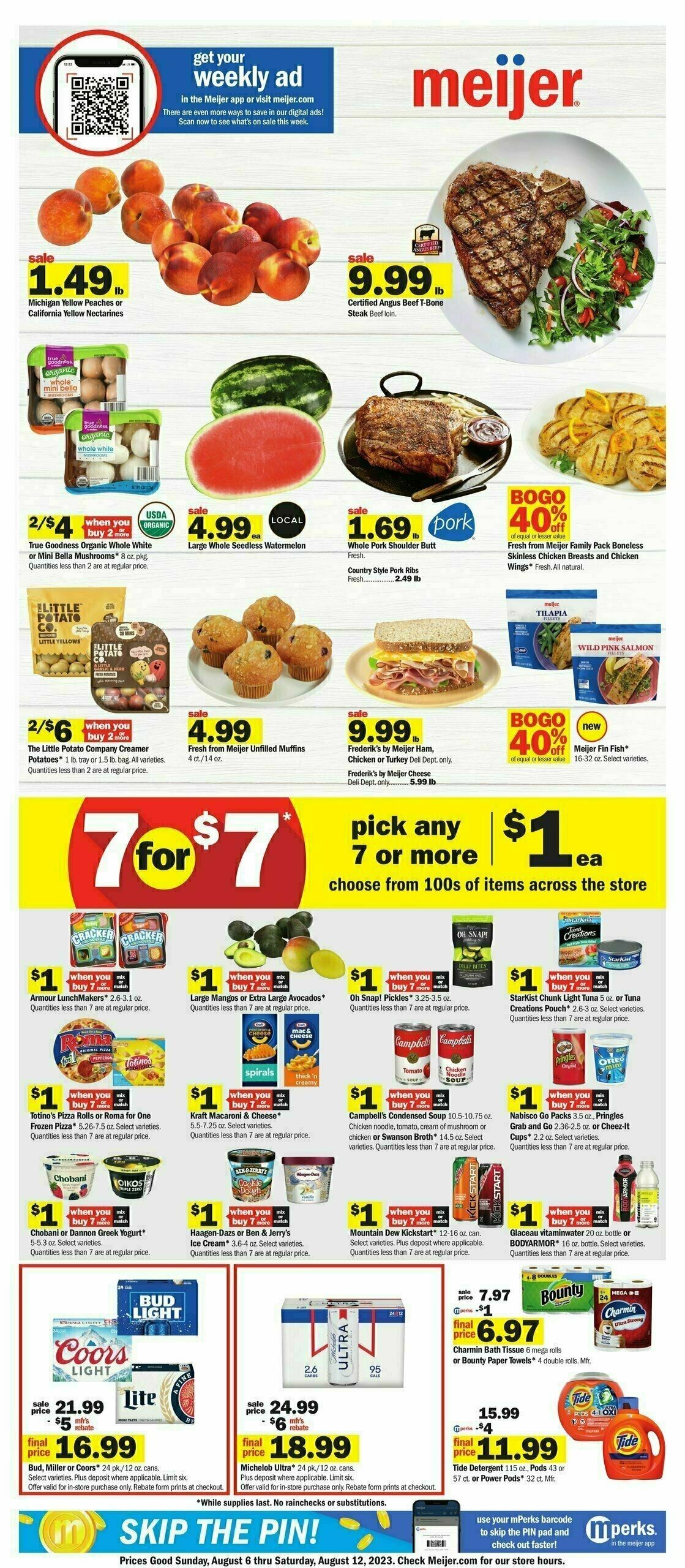 Meijer Weekly Ad from August 6