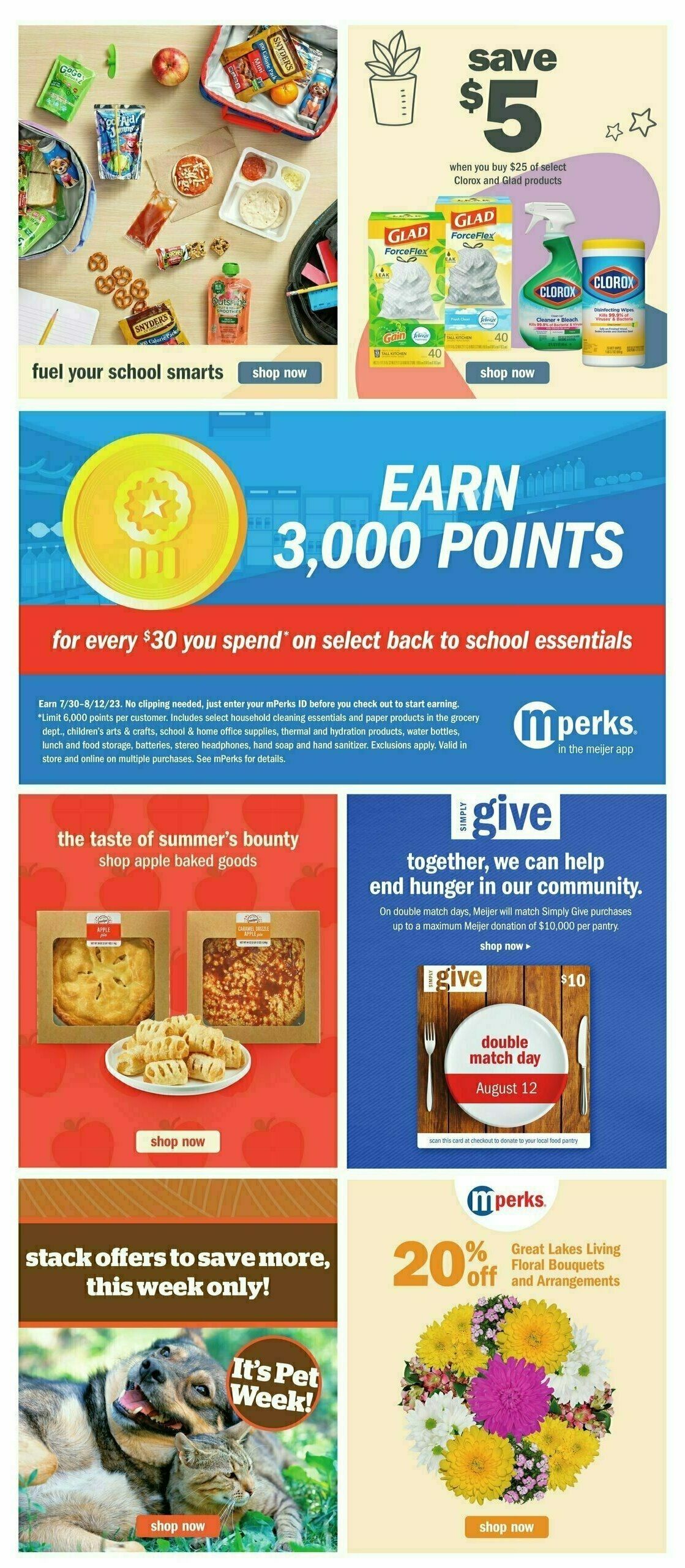 Meijer Weekly Ad from August 6