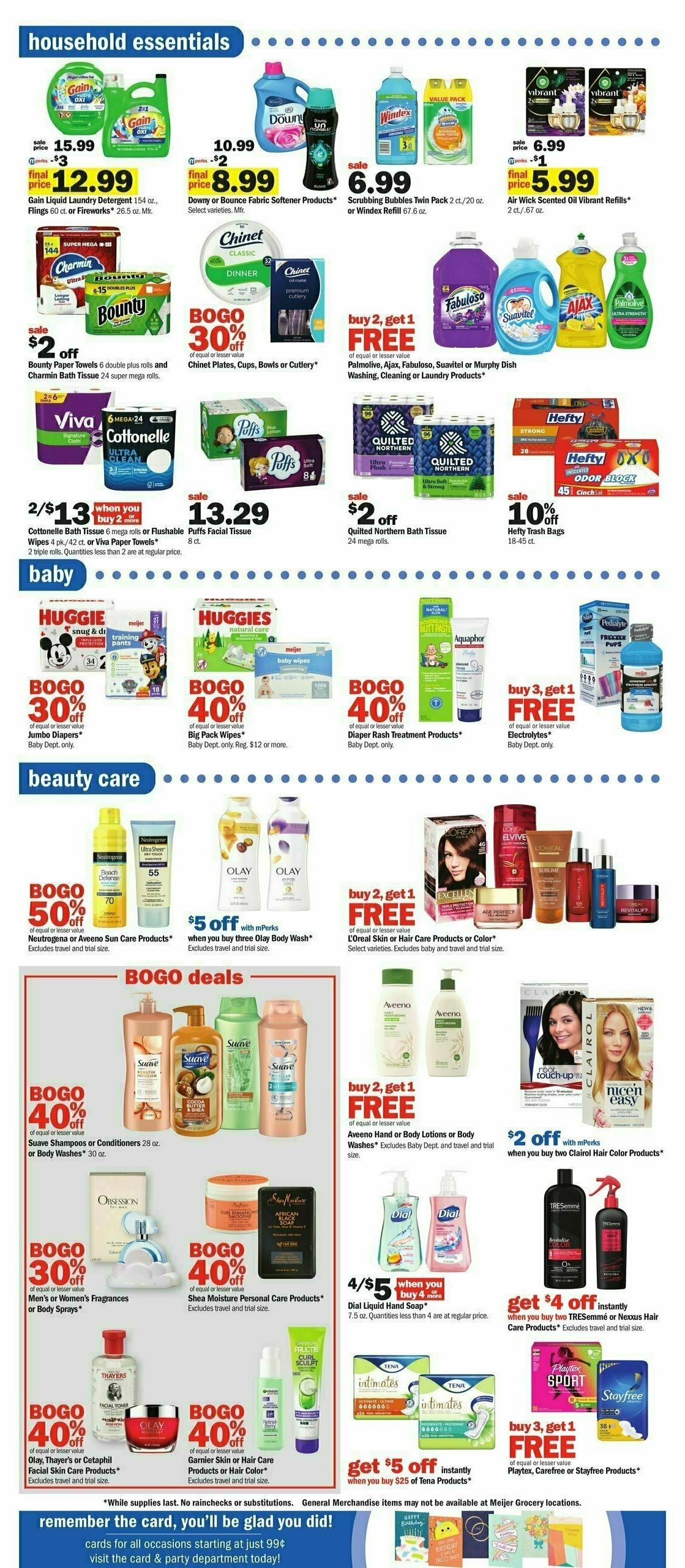 Meijer Weekly Ad from August 6