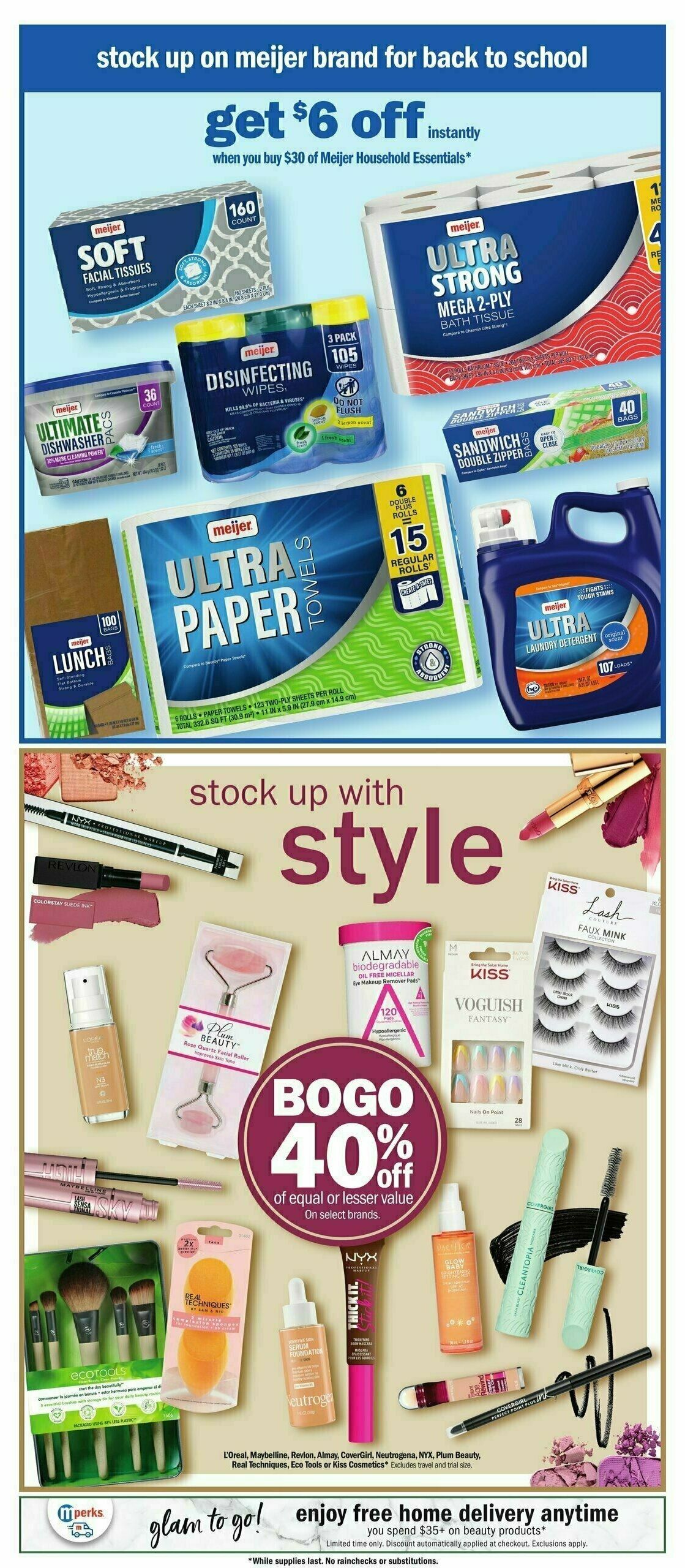 Meijer Weekly Ad from August 6
