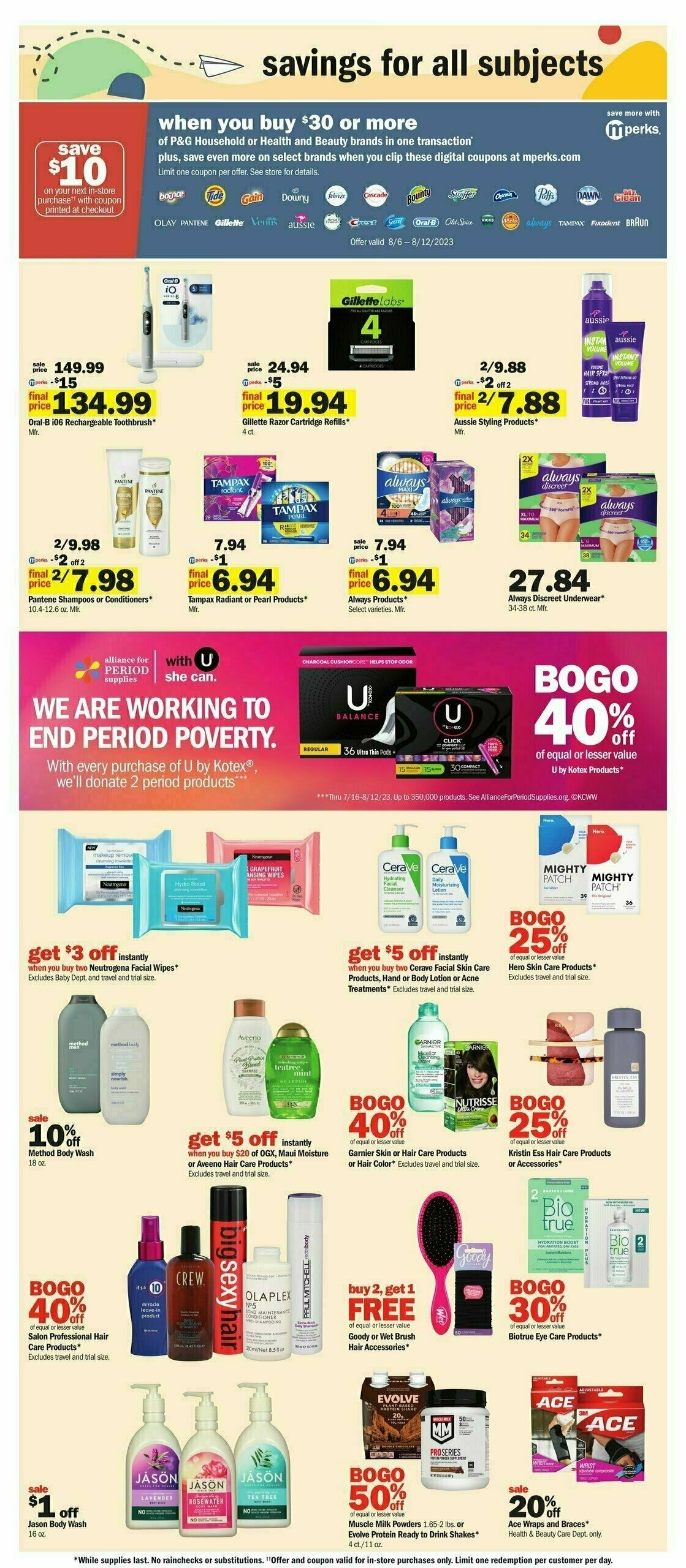 Meijer Weekly Ad from August 6