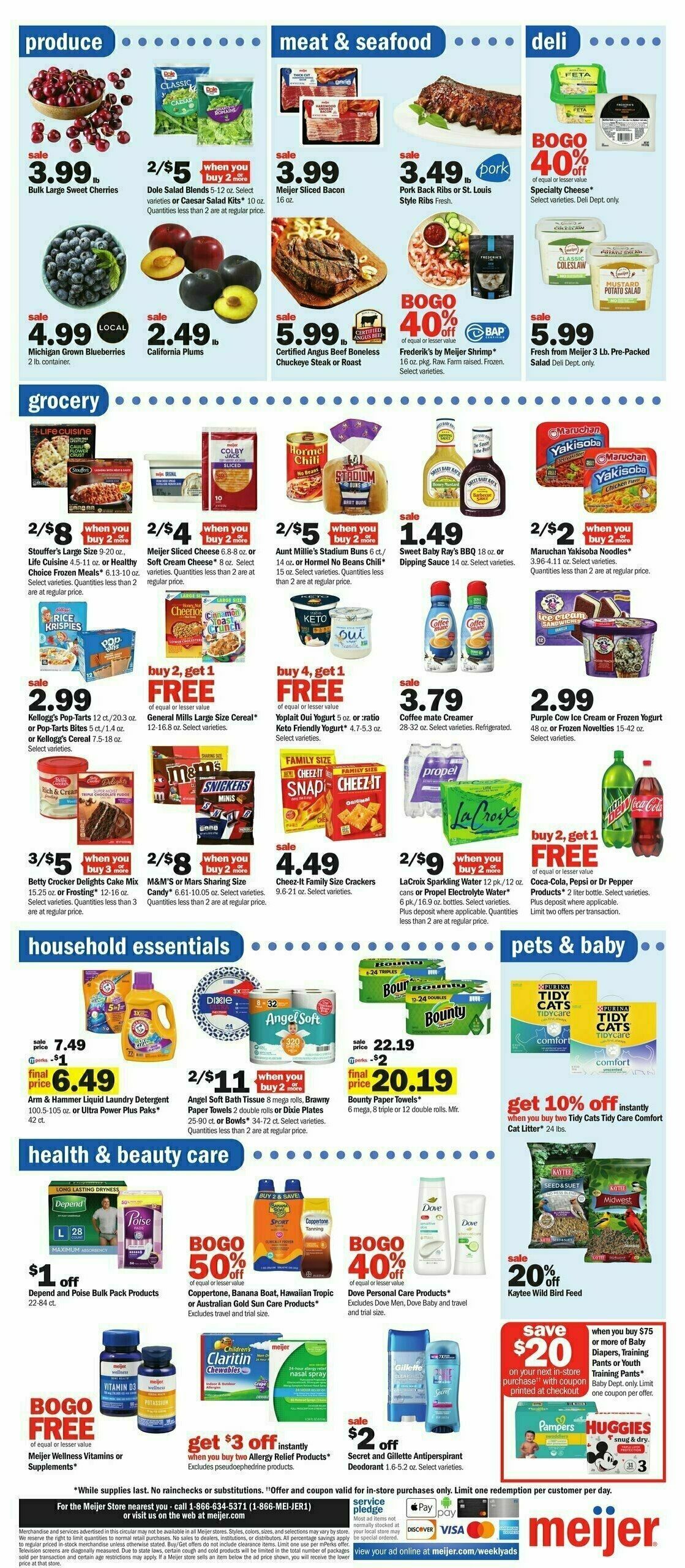 Meijer Weekly Ad from August 6