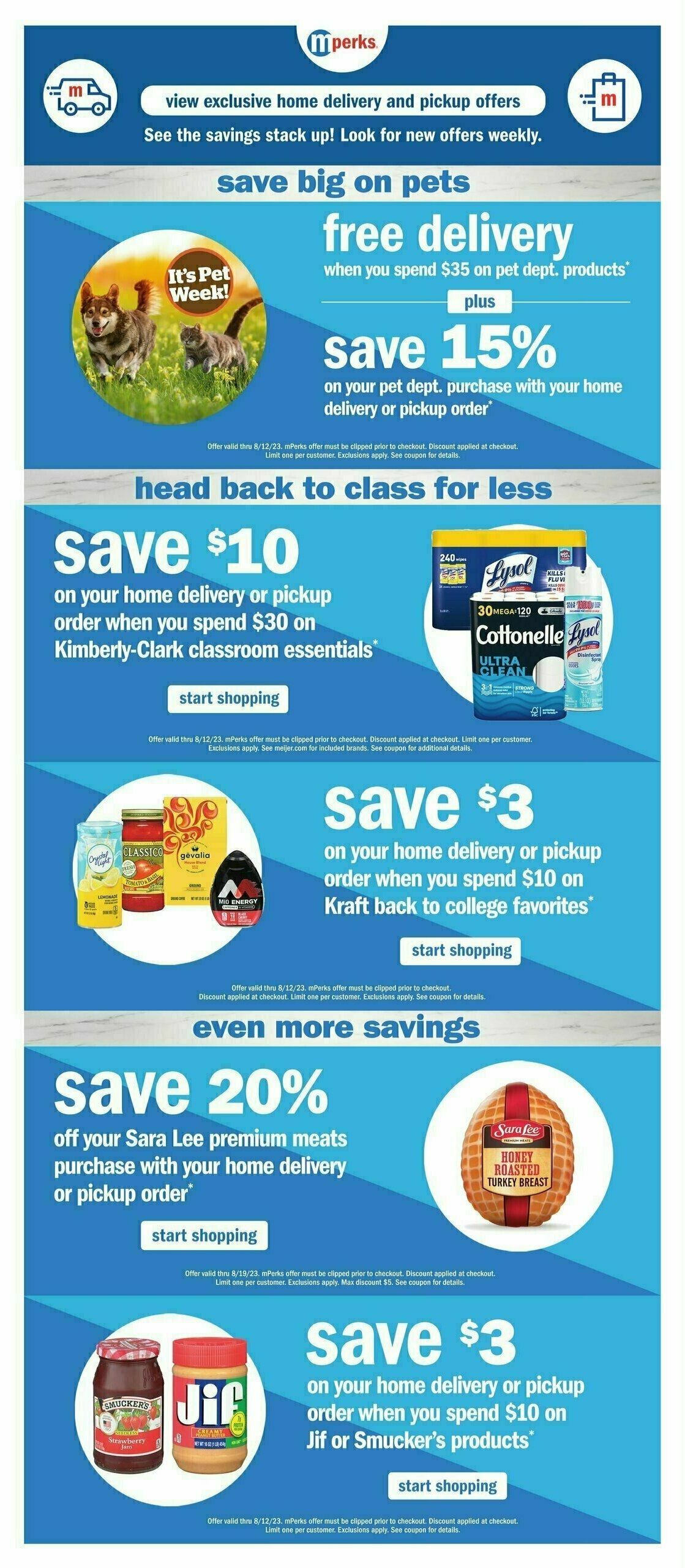 Meijer Weekly Ad from August 6