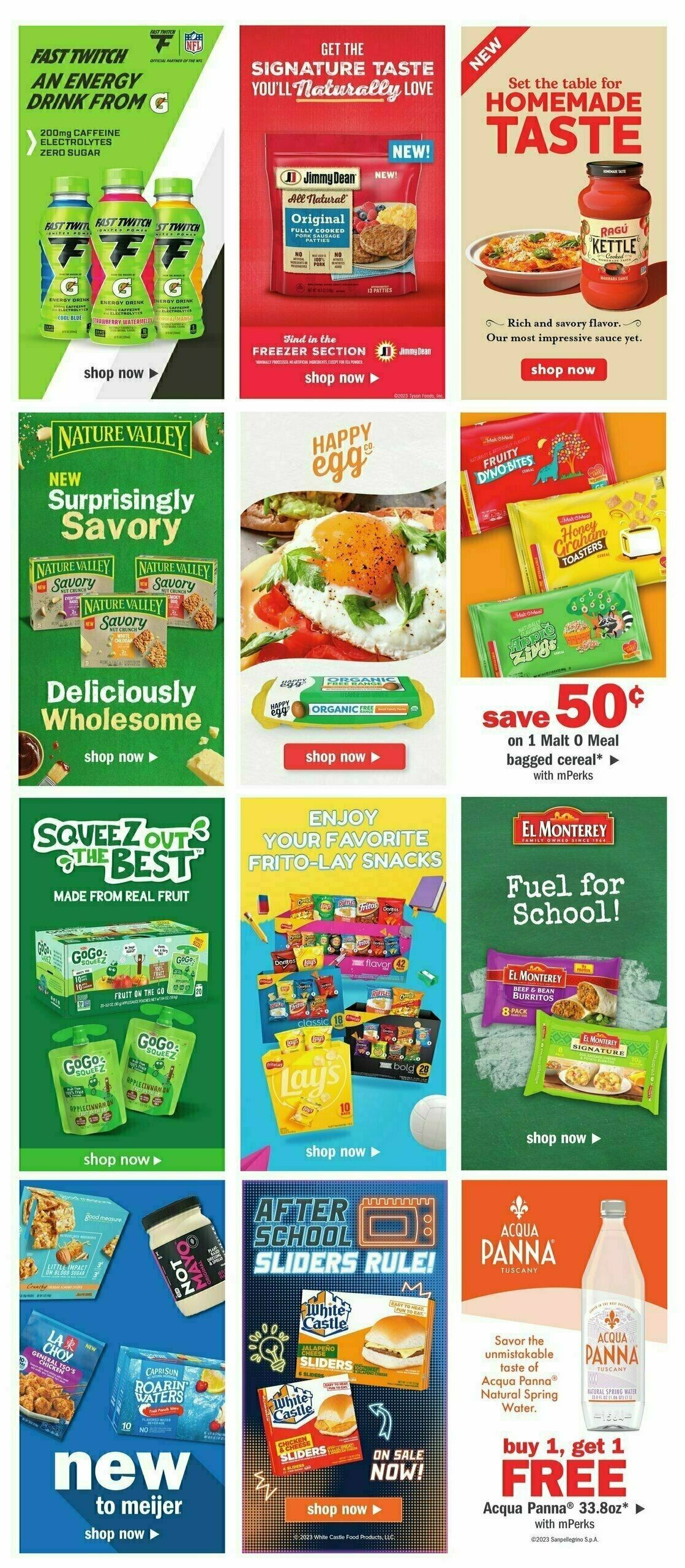 Meijer Weekly Ad from August 6