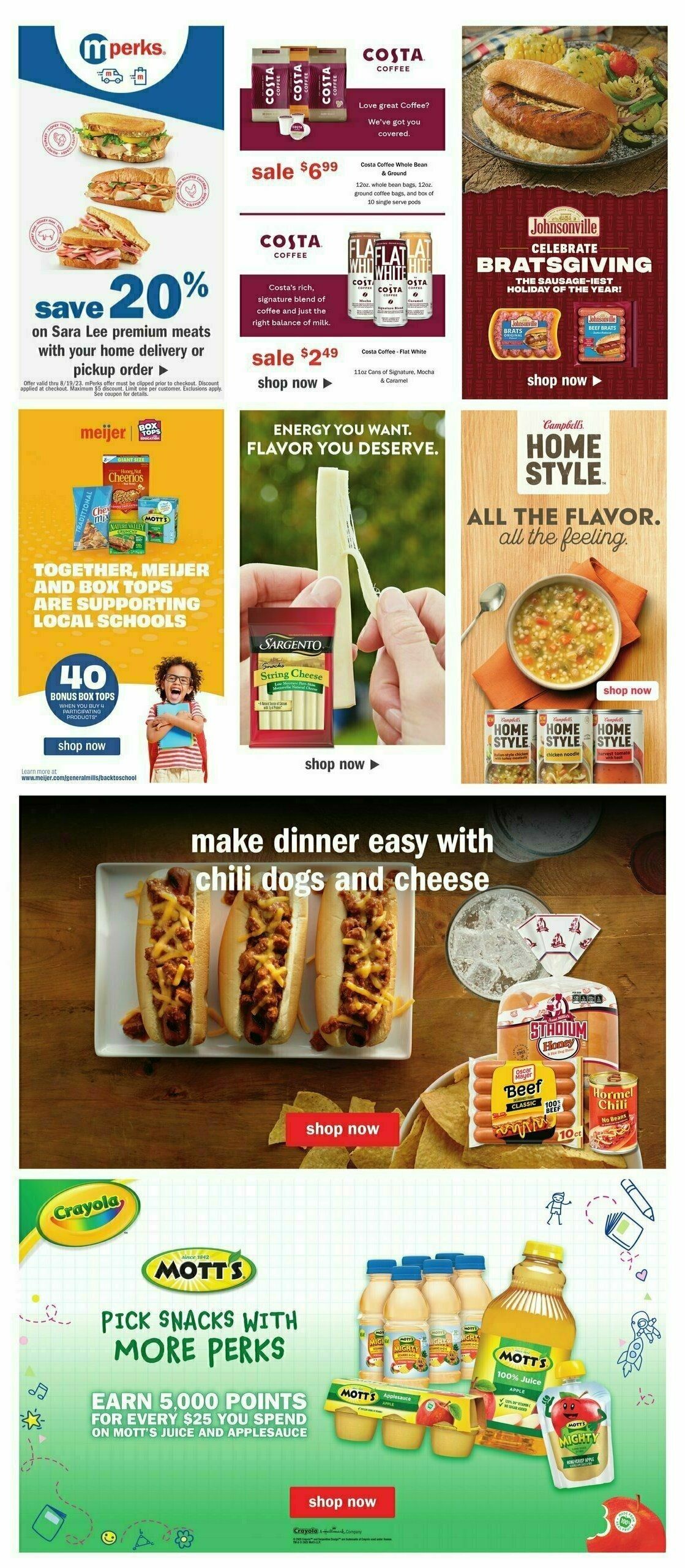 Meijer Weekly Ad from August 6